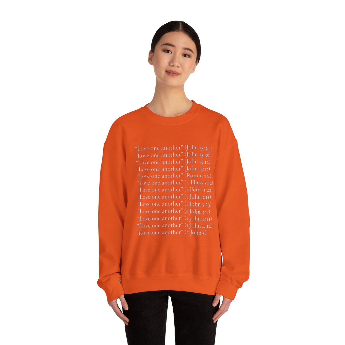 Love One Another Unisex Heavy Blend™ Crewneck Sweatshirt