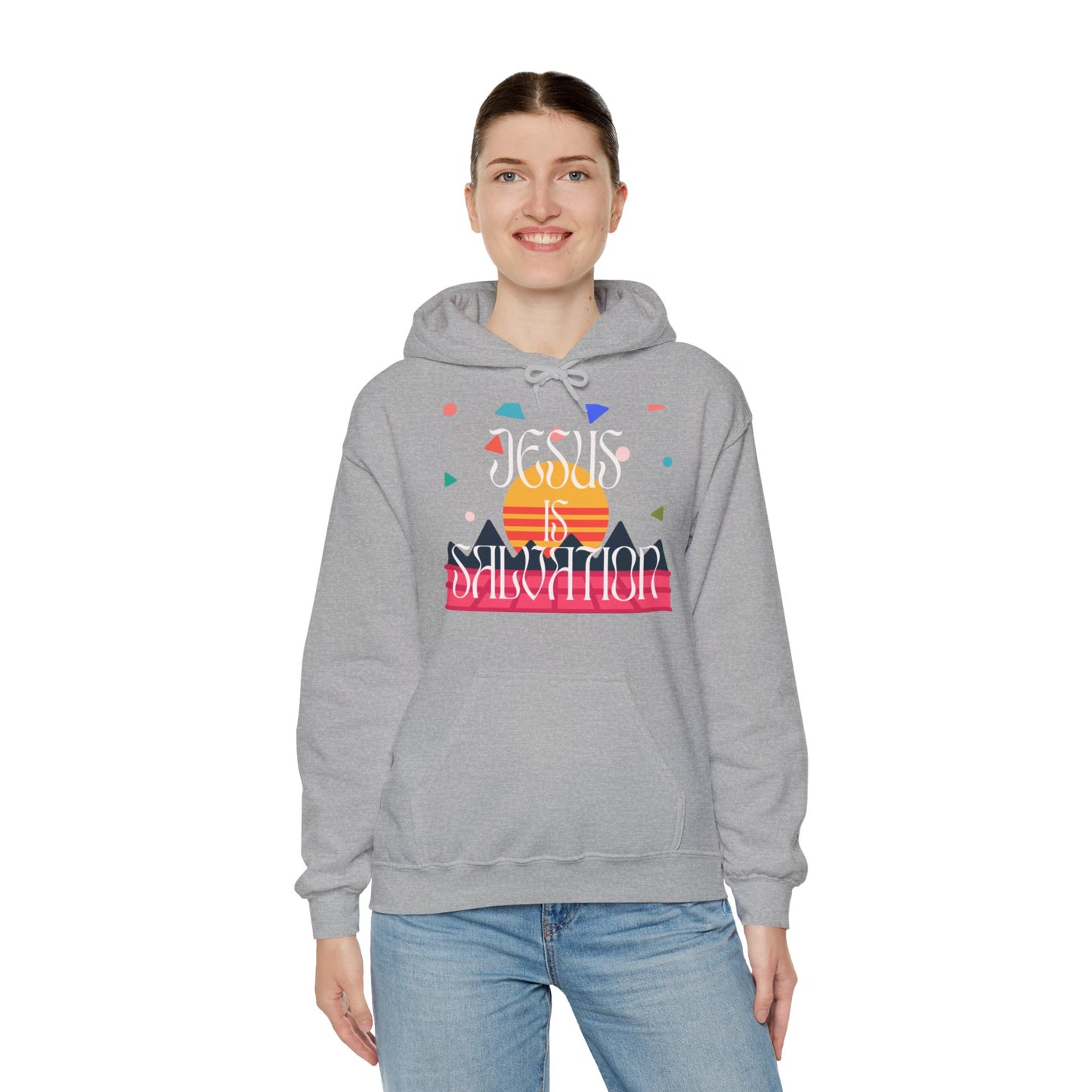 Jesus Is Salvation Unisex Heavy Blend™ Hooded Sweatshirt