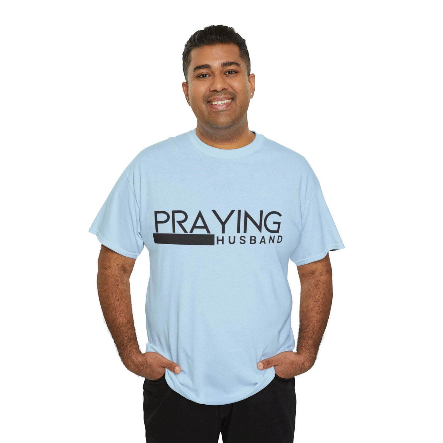 Praying Husband Unisex Heavy Cotton Tee