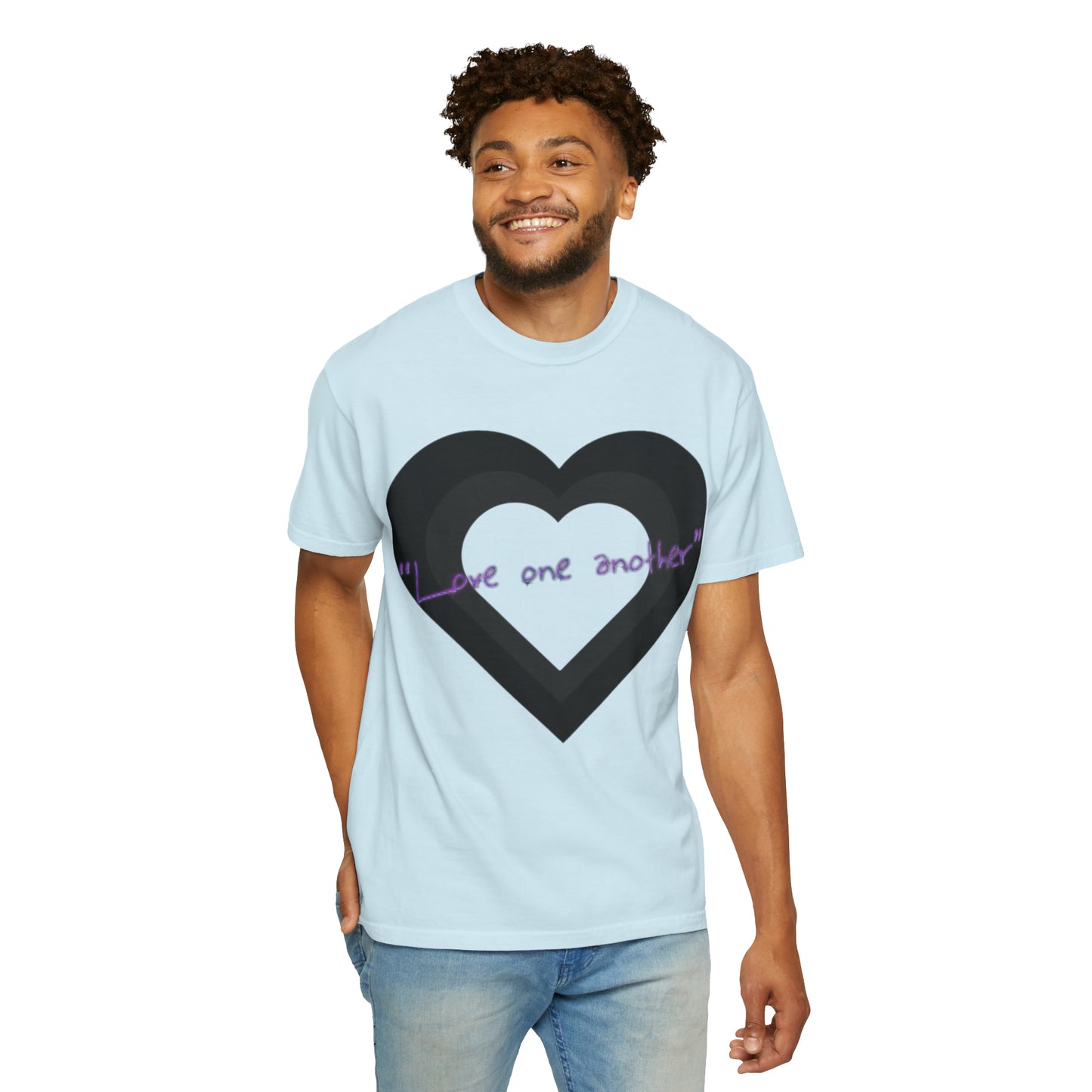 Love One Another Unisex Garment-Dyed T-shirt