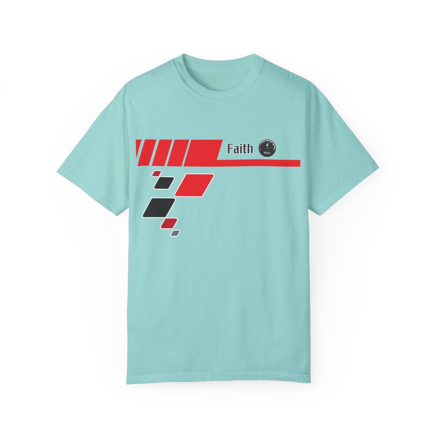 Faith Fuel Race T-Shirt | Comfort Colors 1717 - Christian Design