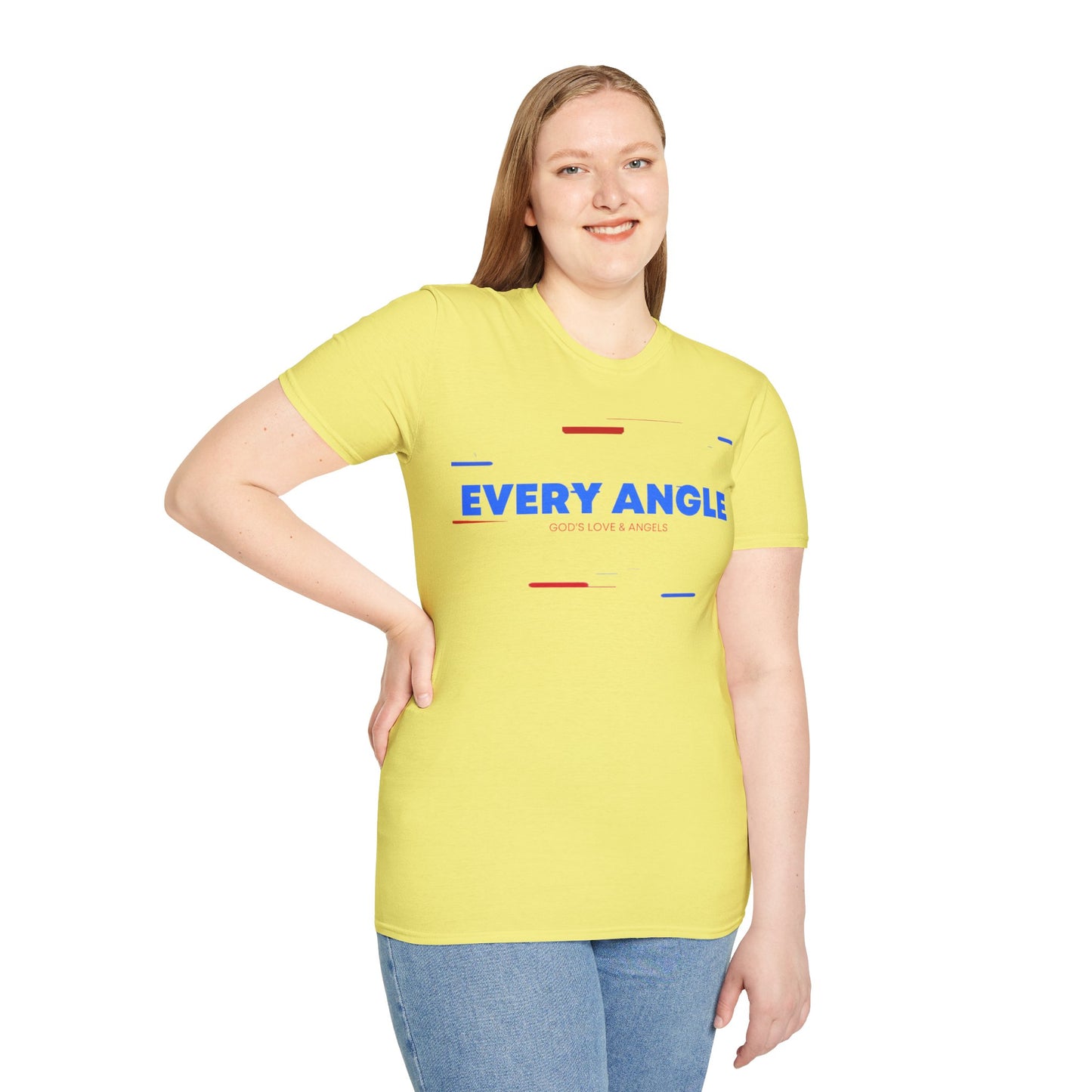 Every Angle God's Love and Angels Unisex Softstyle T-Shirt