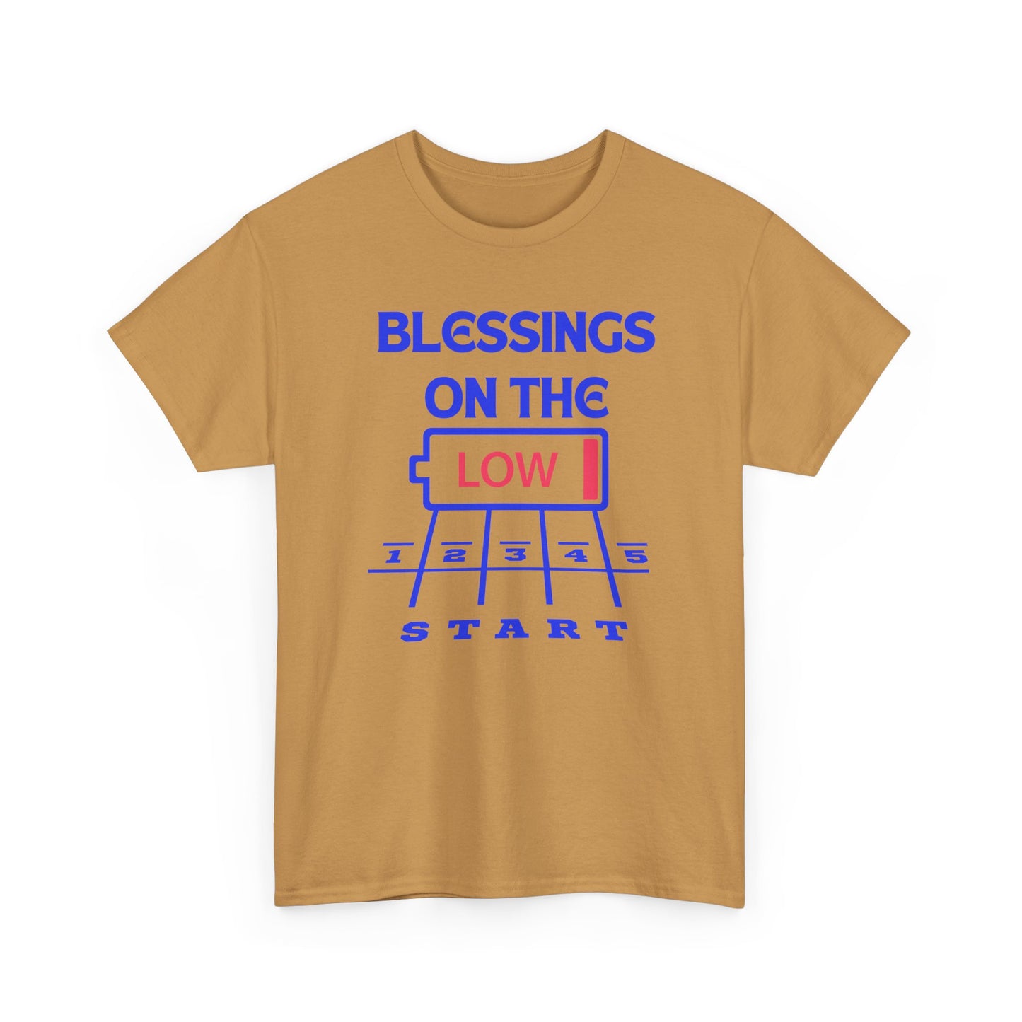 Blessings on The Low Unisex Heavy Cotton Tee