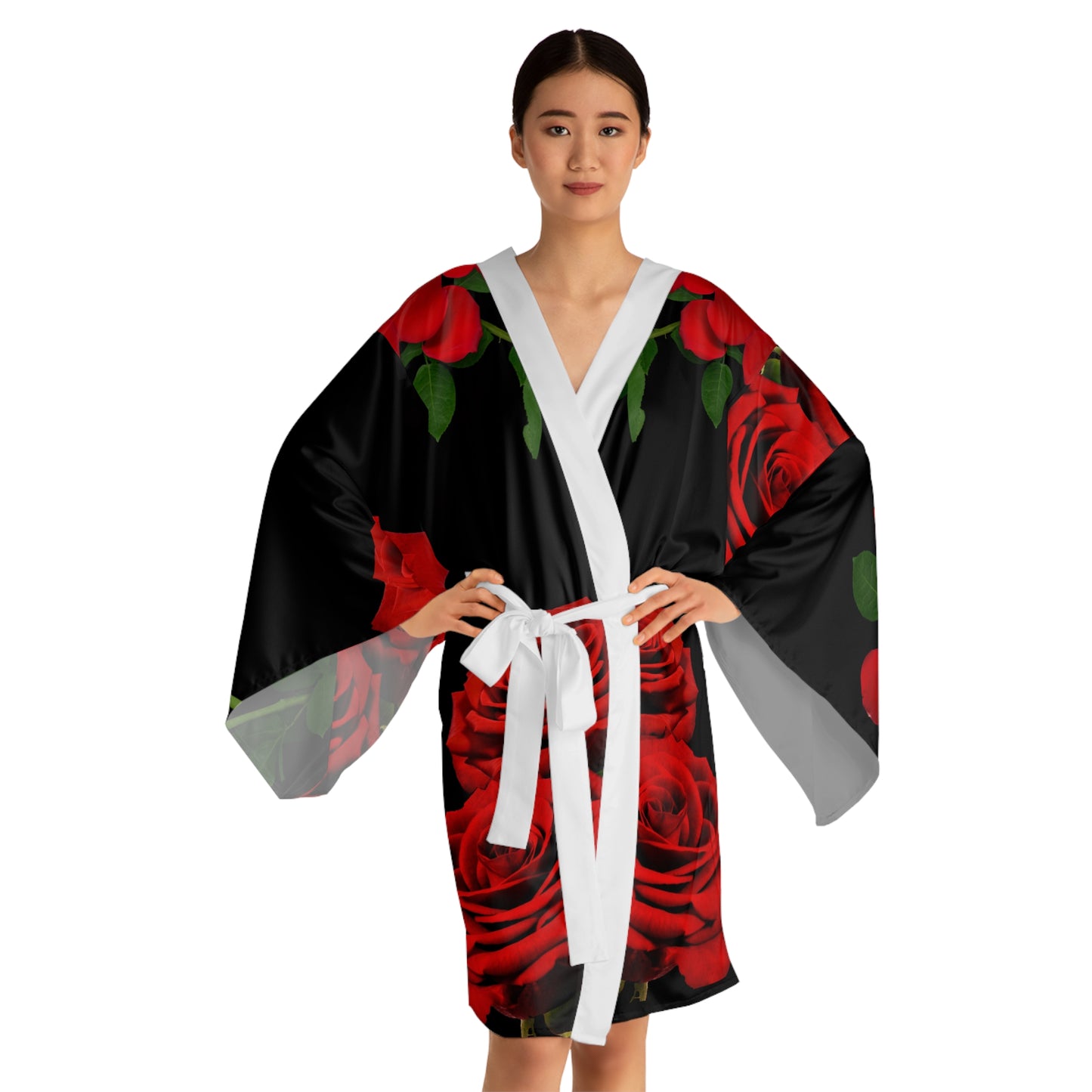 Love is Everlasting Long Sleeve Kimono Robe