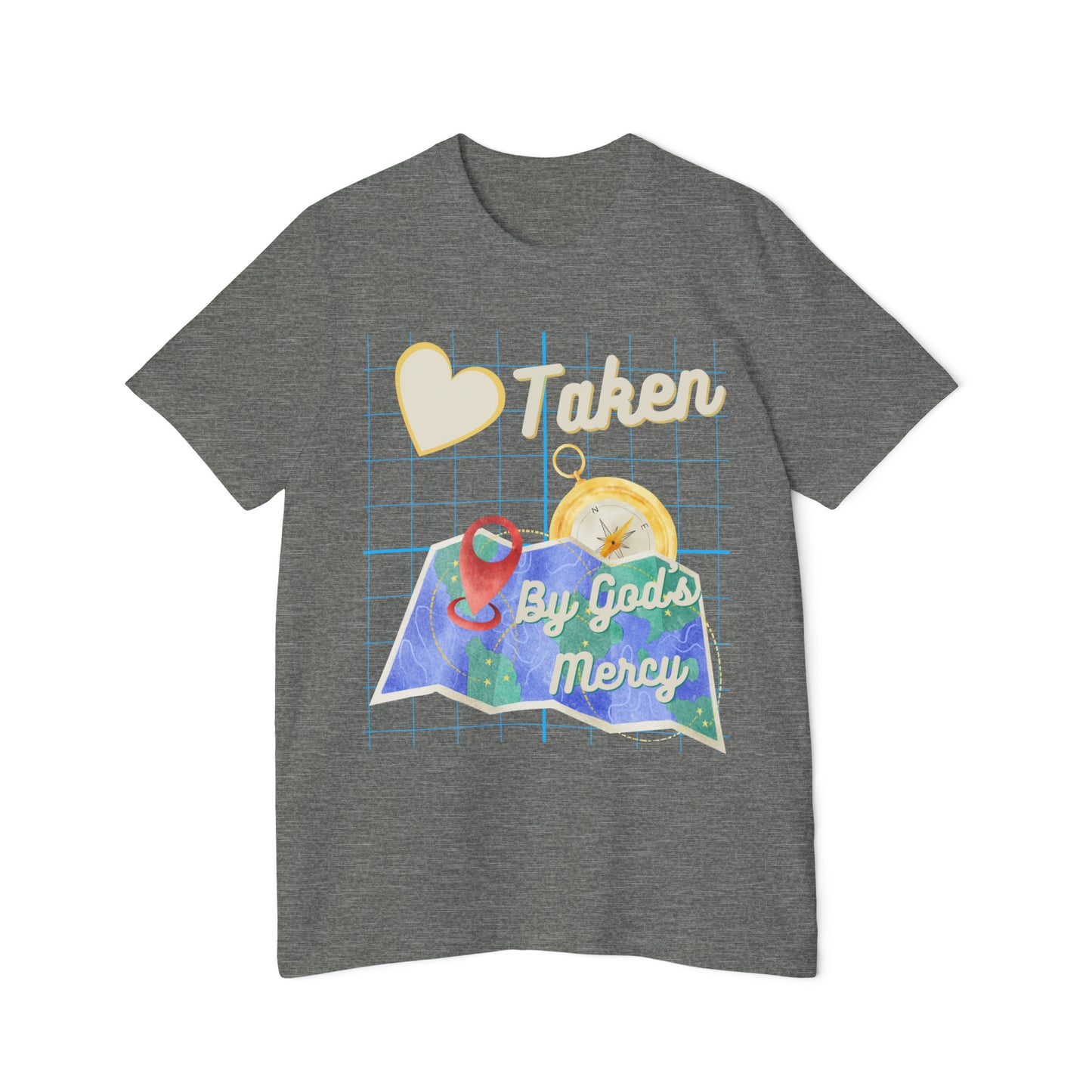 Taken By God's Mercy USA-Made Unisex Short-Sleeve Jersey T-Shirt