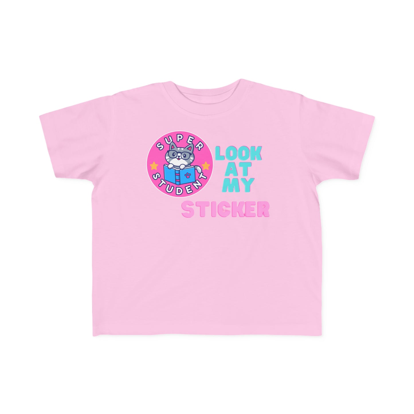 Look at My Sticker Toddler's Fine Jersey Tee