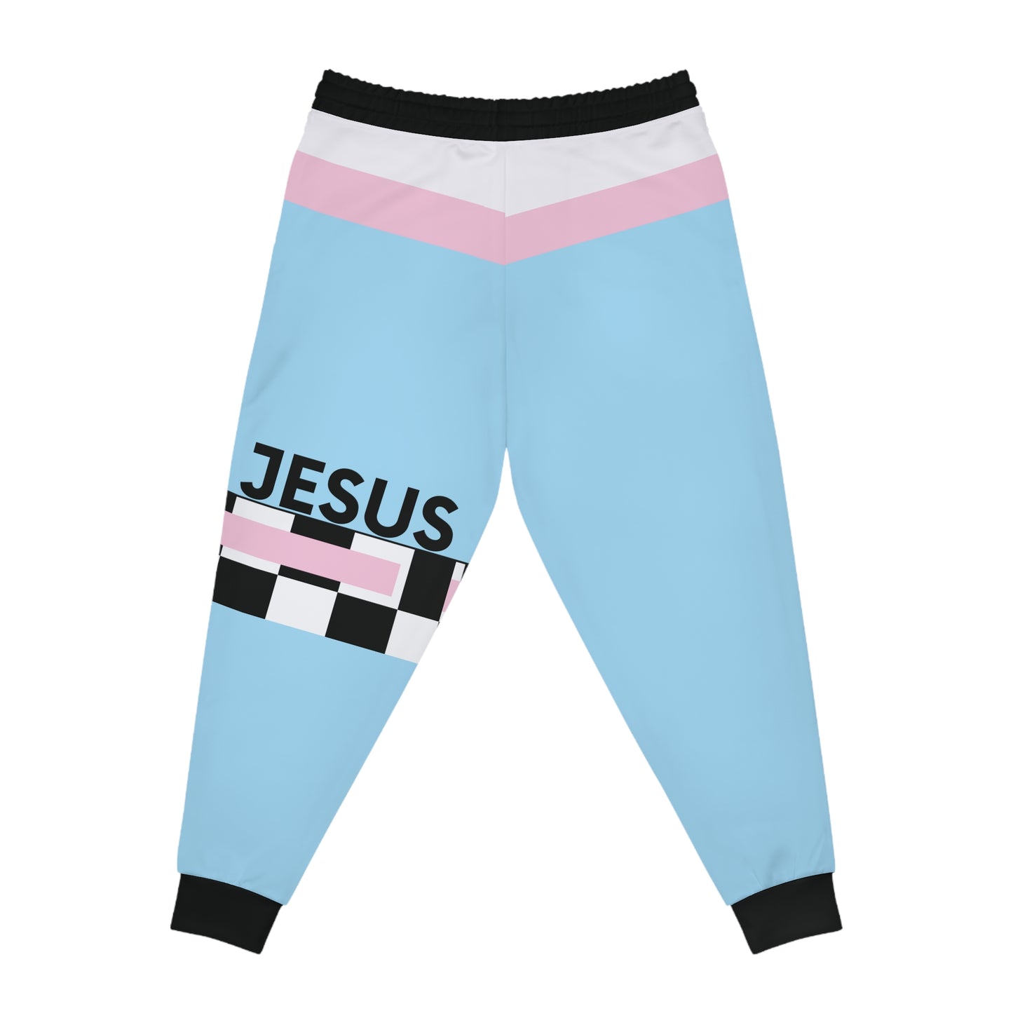 I Love Jesus (Pink) Athletic Joggers