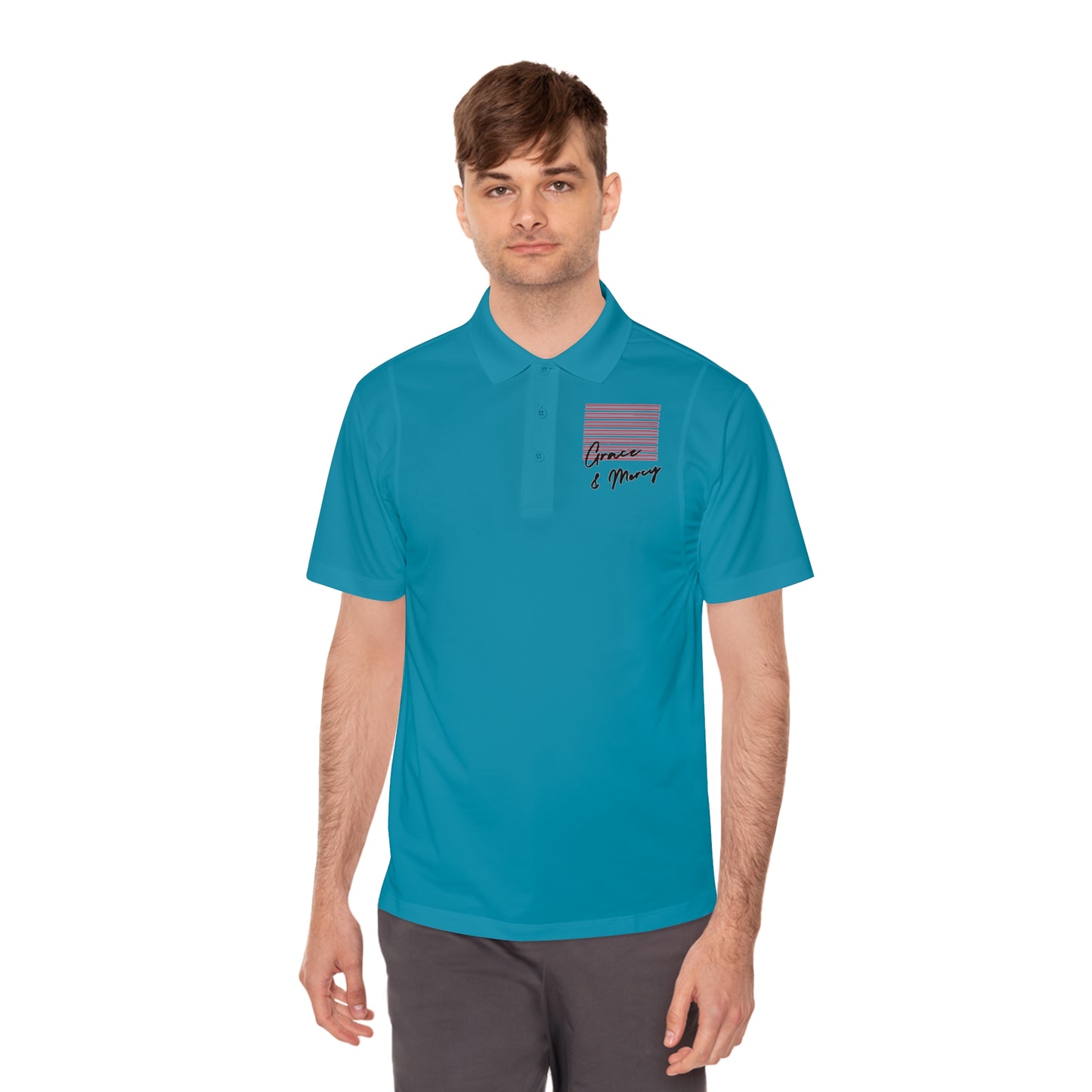 Grace & Mercy Men's Sport Polo Shirt