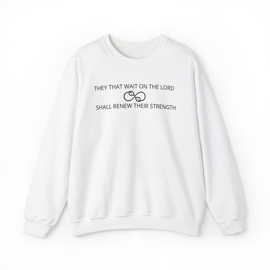 Wait on the Lord Unisex Heavy Blend™ Crewneck Sweatshirt