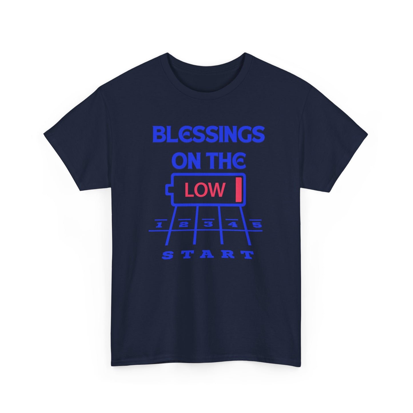 Blessings on The Low Unisex Heavy Cotton Tee