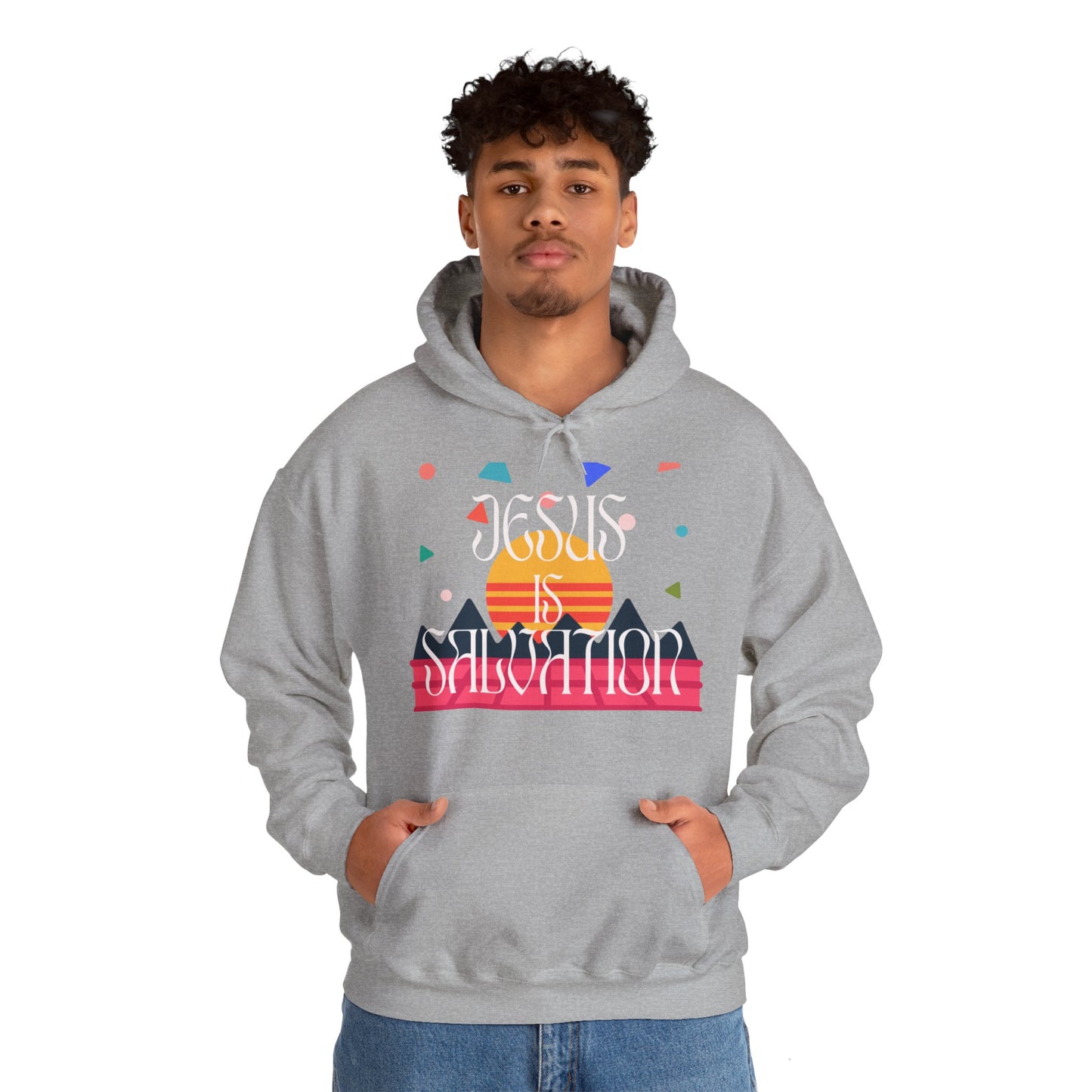 Jesus Is Salvation Unisex Heavy Blend™ Hooded Sweatshirt