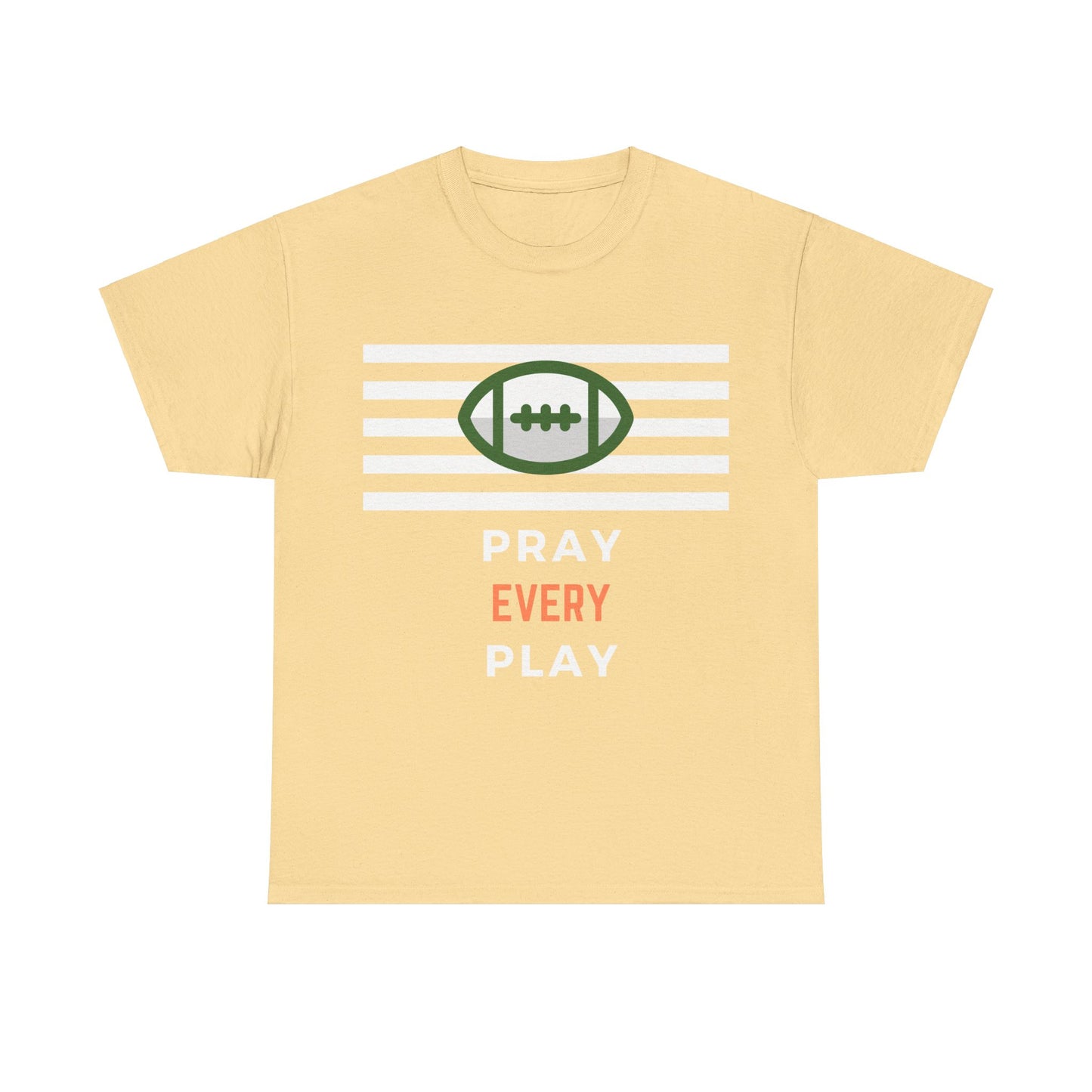 Pray Every Play Unisex Heavy Cotton Tee