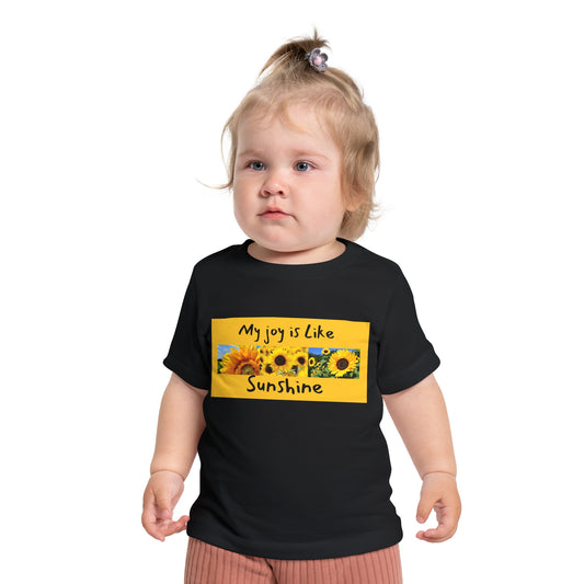 My Joy Is Like Sunshine Baby Short Sleeve T-Shirt