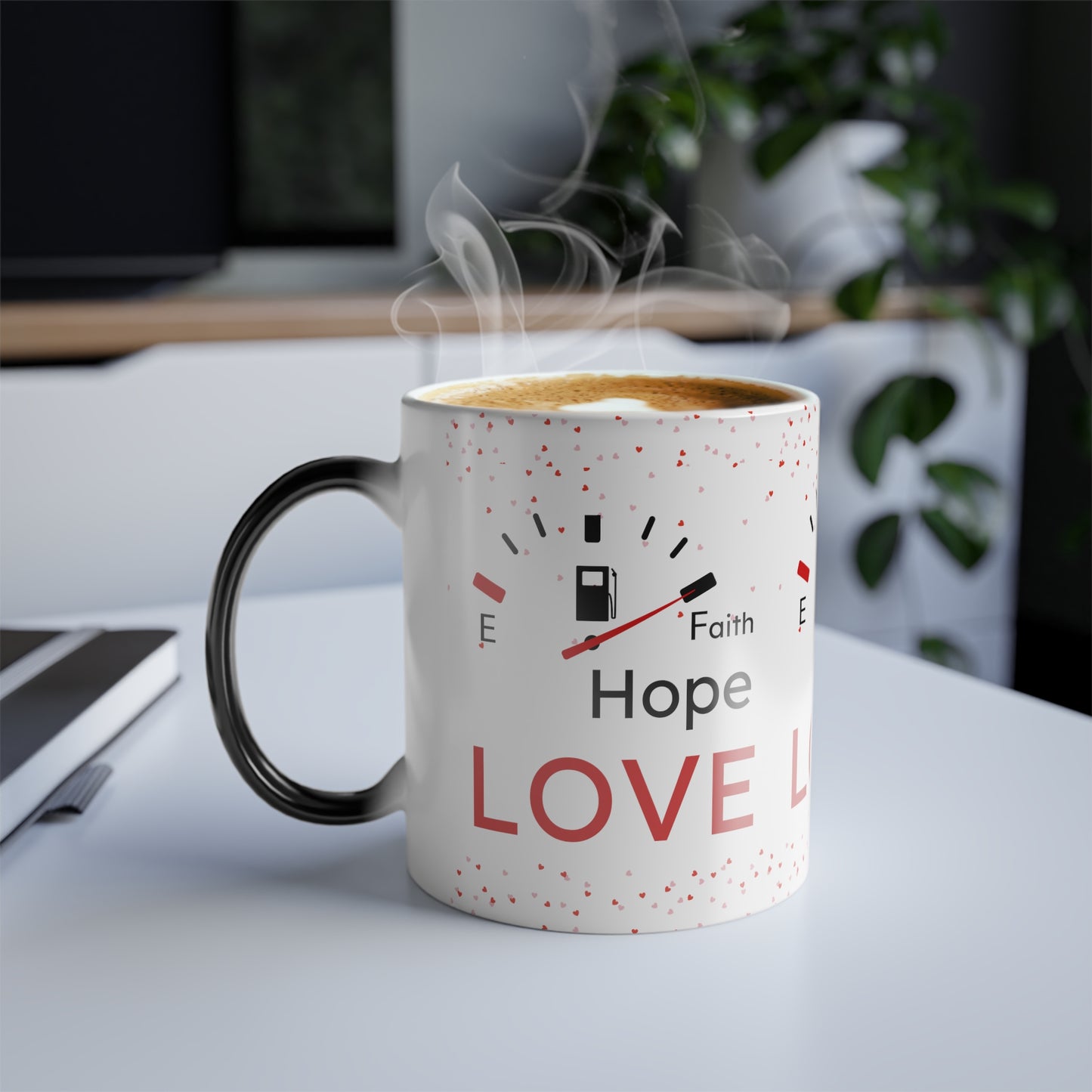 Faith Hope Love Fuel Color Morphing Mug, 11oz
