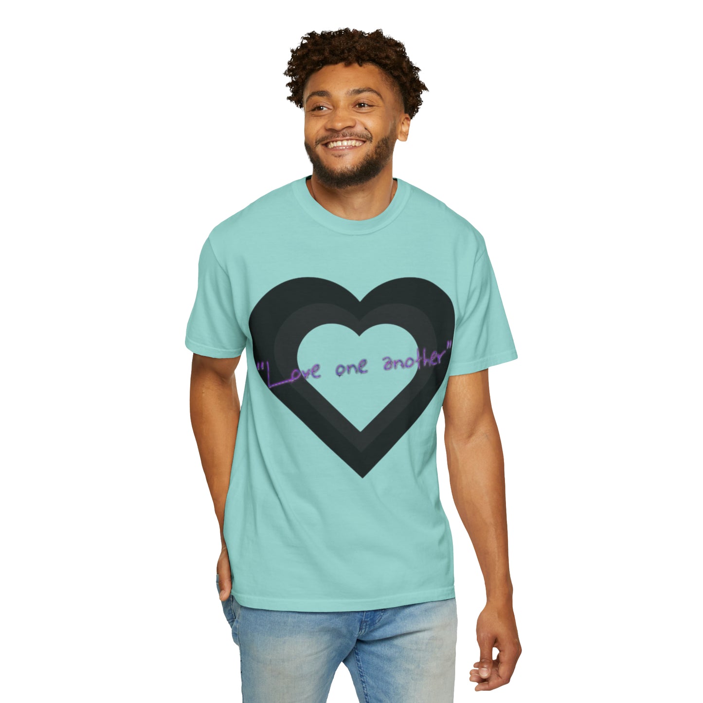 Love One Another Unisex Garment-Dyed T-shirt