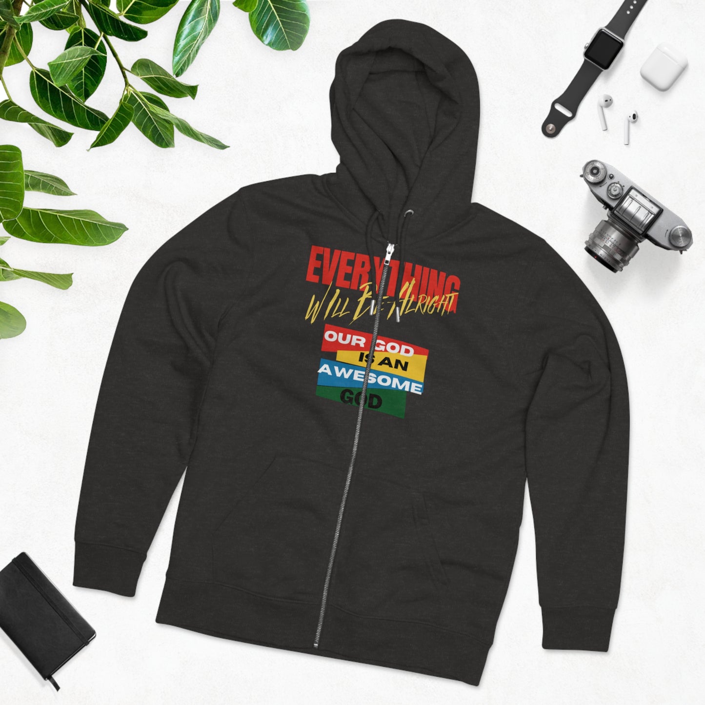 Everything Will Be Alright Men's Cultivator Zip Hoodie