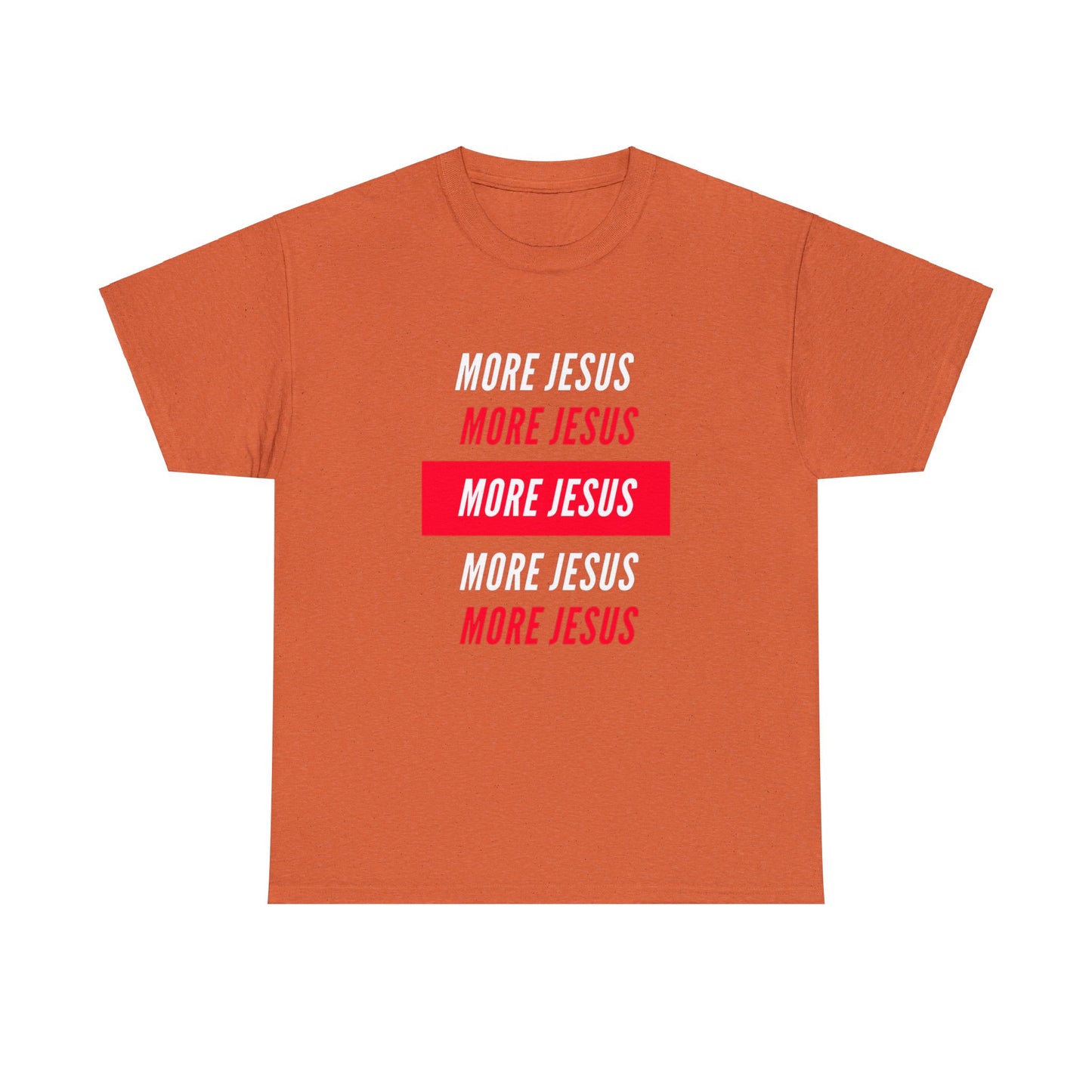 More Jesus Unisex Heavy Cotton Tee