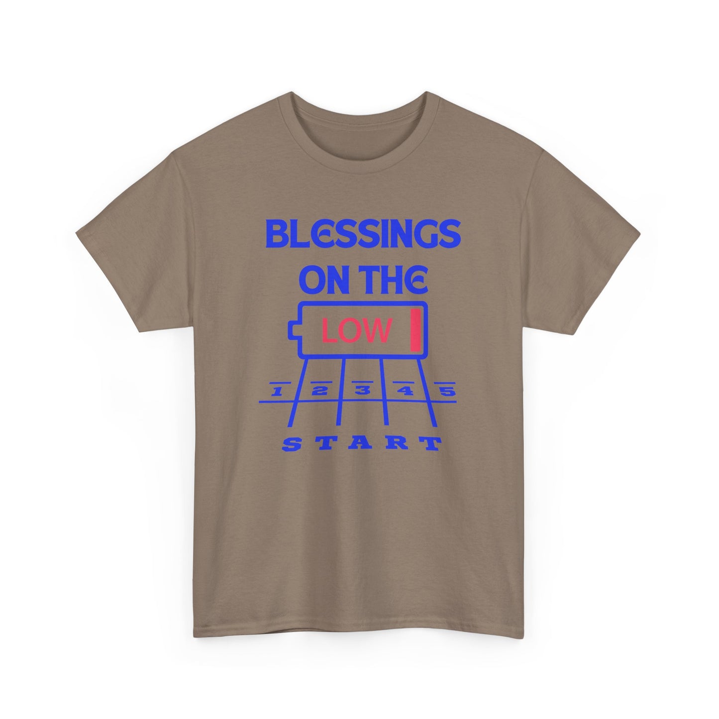 Blessings on The Low Unisex Heavy Cotton Tee