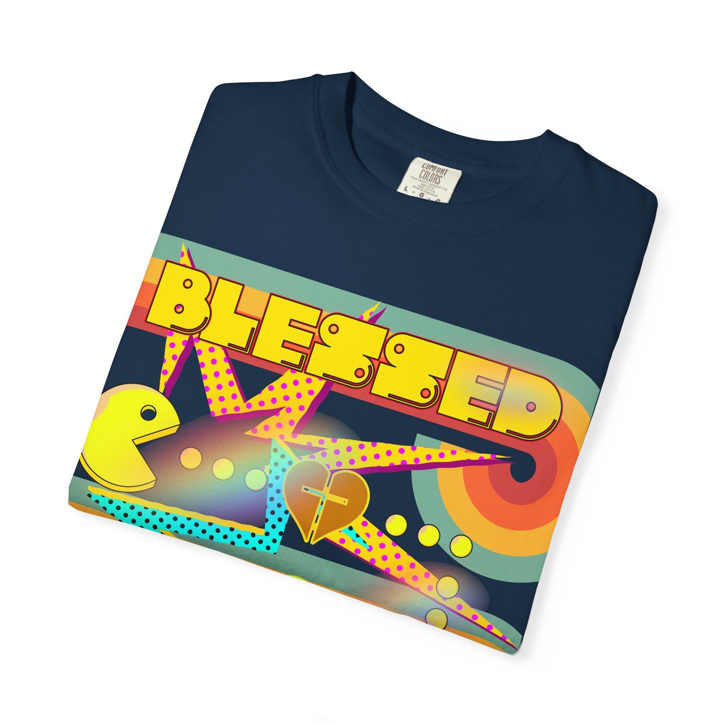 Retro Graphic T-Shirt, Blessed T-Shirt, Fun Casual Wear, Gift for Gamers, Vintage Style Tee