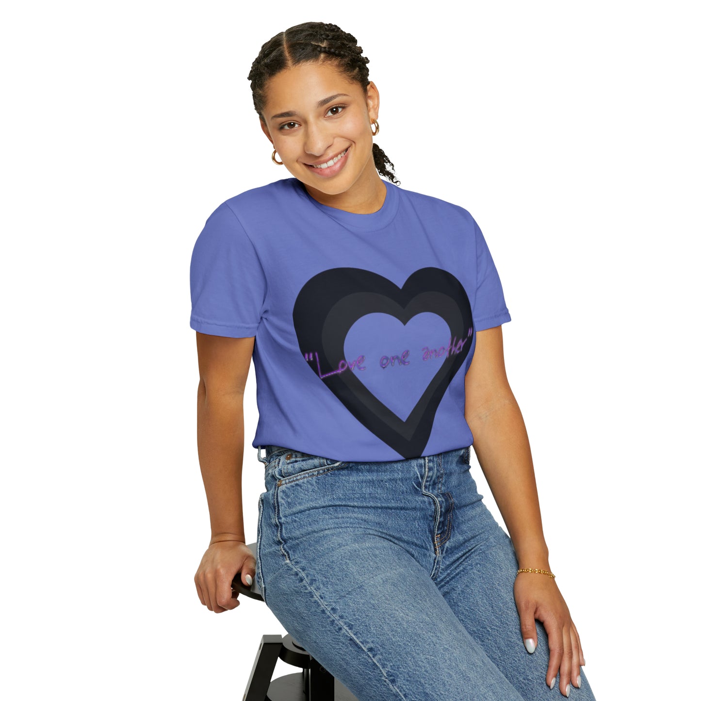 Love One Another Unisex Garment-Dyed T-shirt