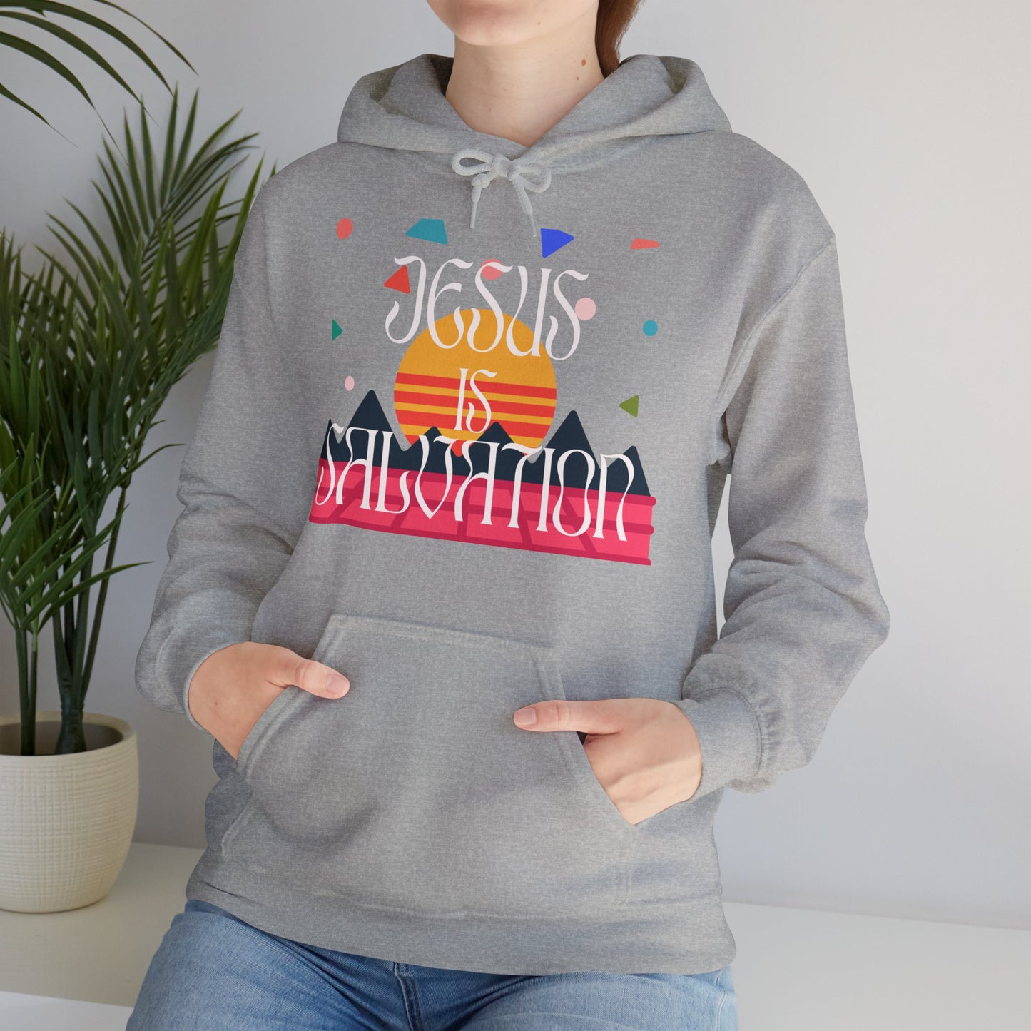 Jesus Is Salvation Unisex Heavy Blend™ Hooded Sweatshirt