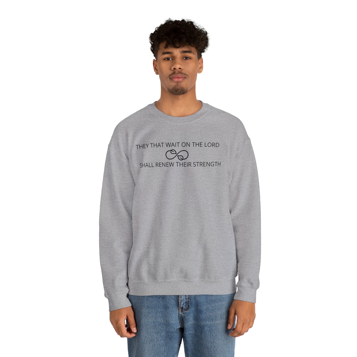 Wait on the Lord Unisex Heavy Blend™ Crewneck Sweatshirt