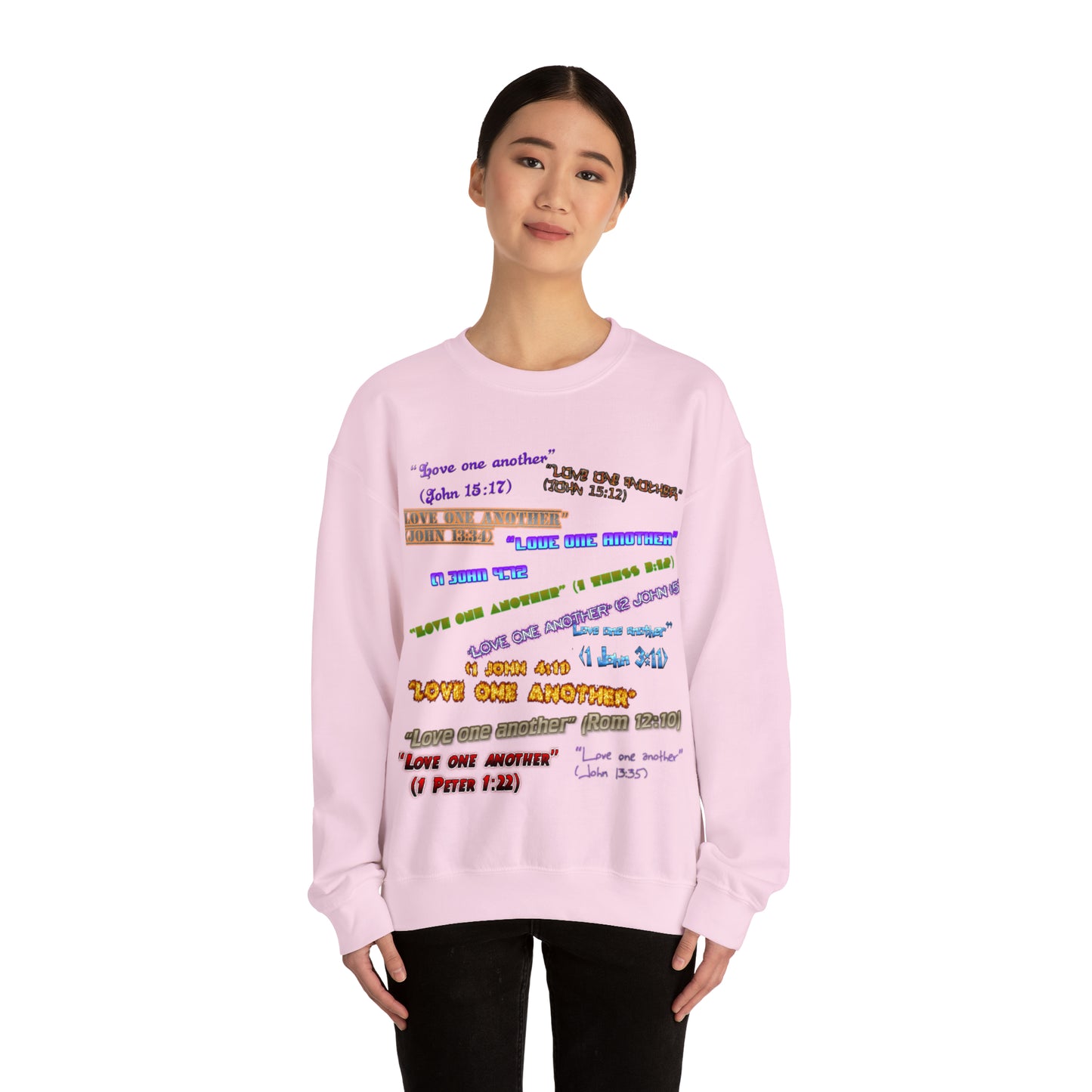 Love One Another Unisex Heavy Blend™ Crewneck Sweatshirt