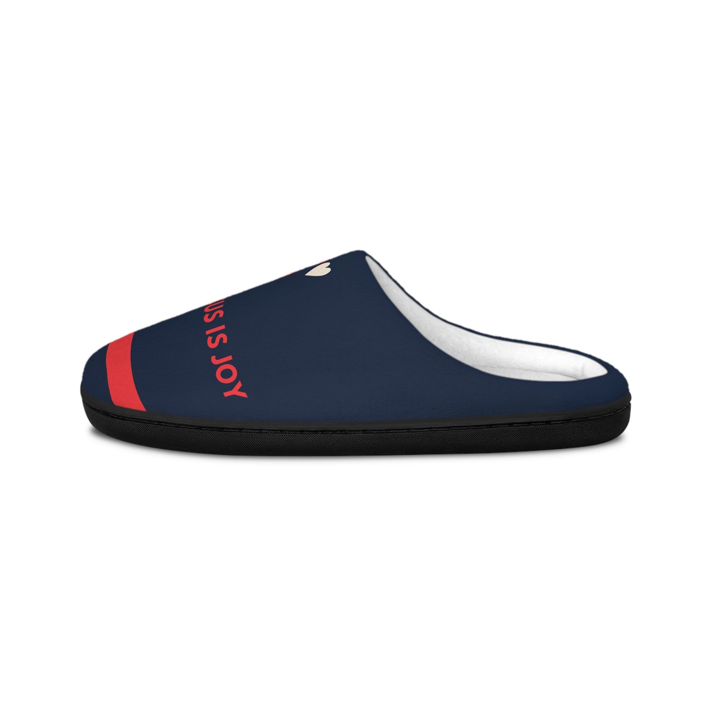 Jesus is Joy Men's Indoor Slippers