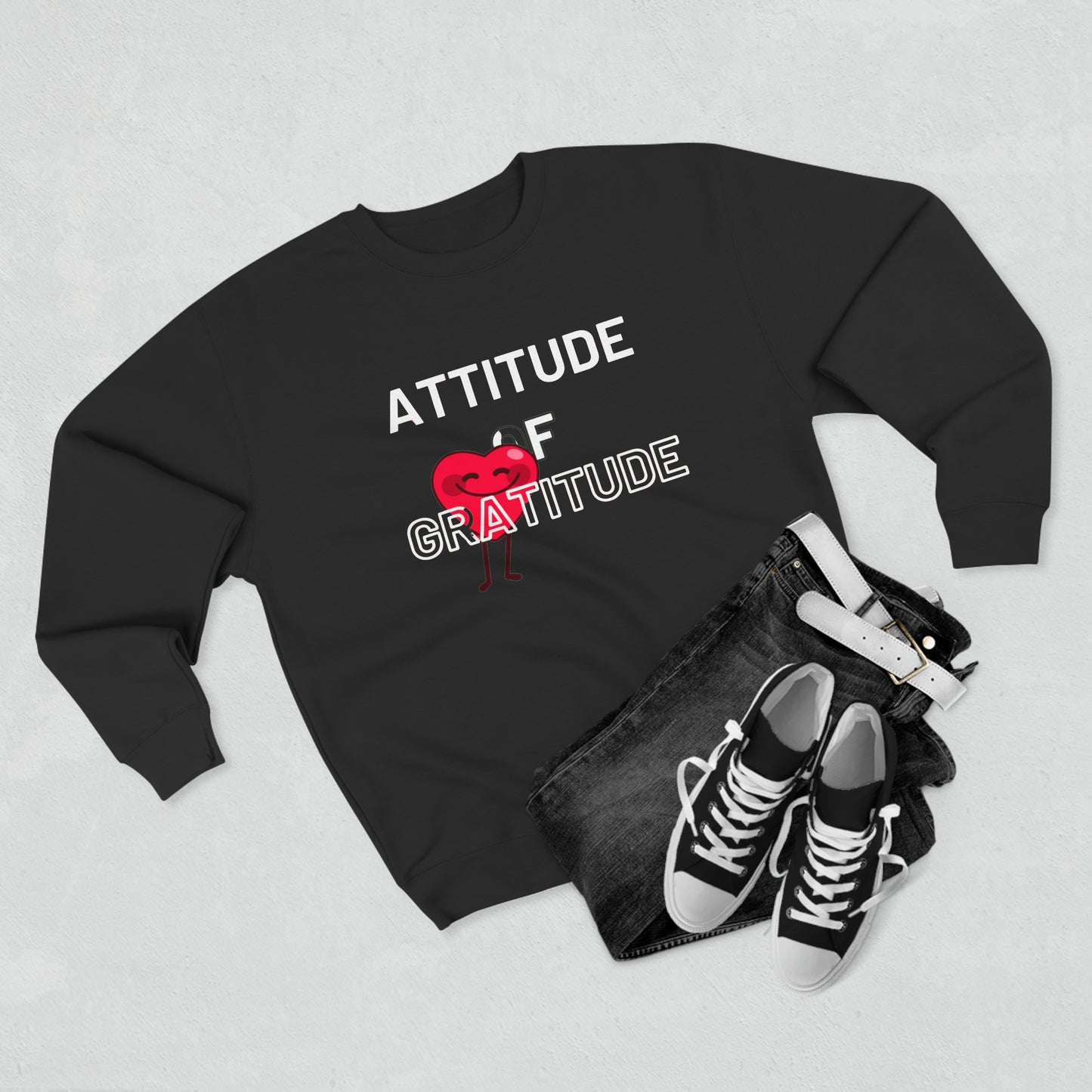 Attitude of Gratitude Unisex Crewneck Sweatshirt