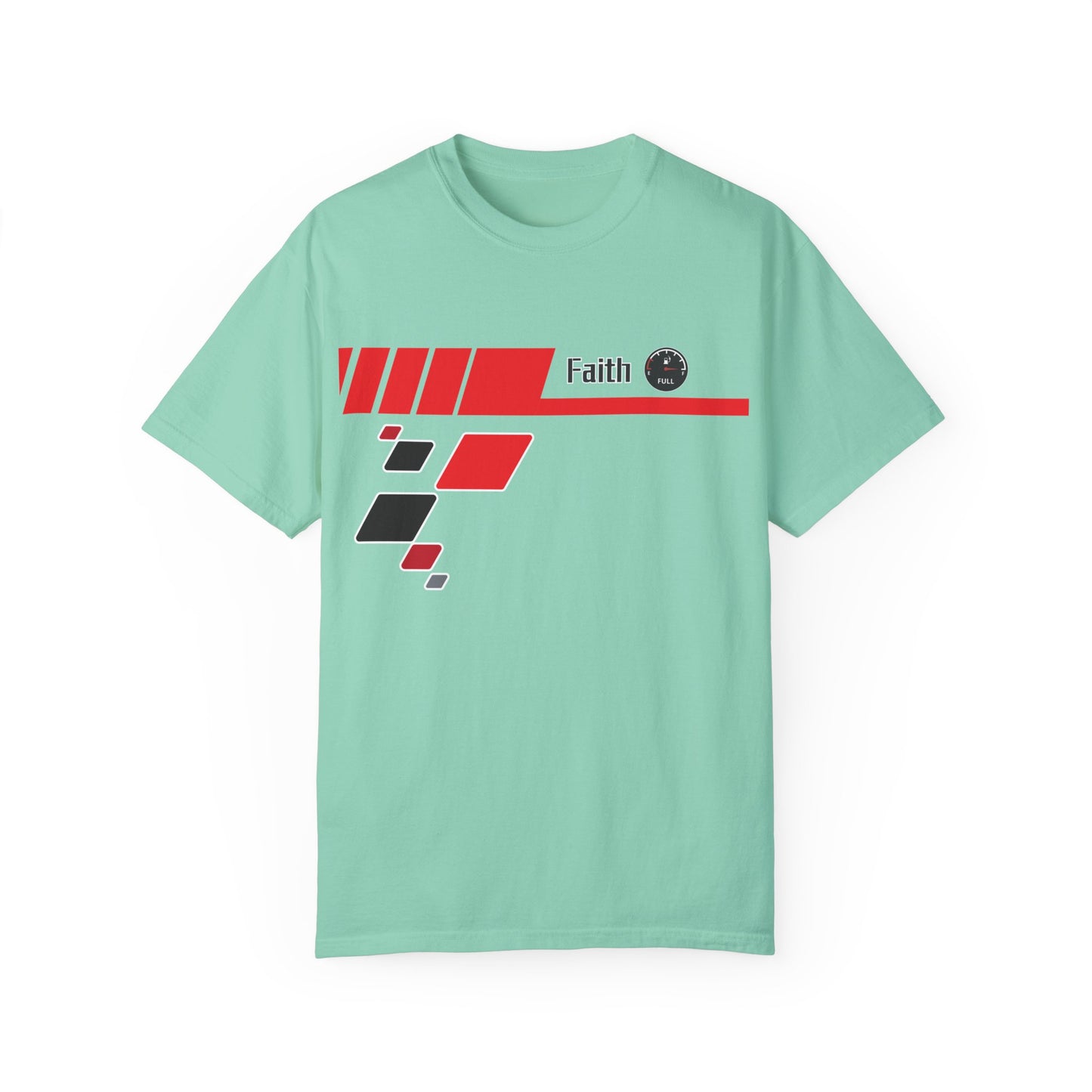 Faith Fuel Race T-Shirt | Comfort Colors 1717 - Christian Design