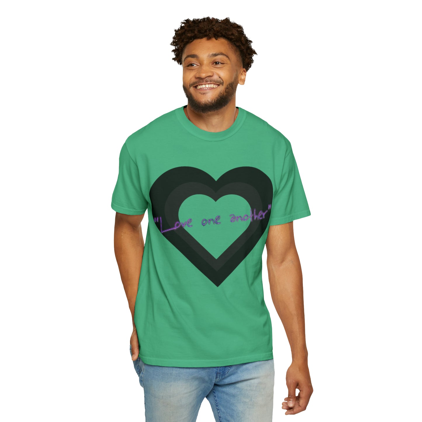 Love One Another Unisex Garment-Dyed T-shirt