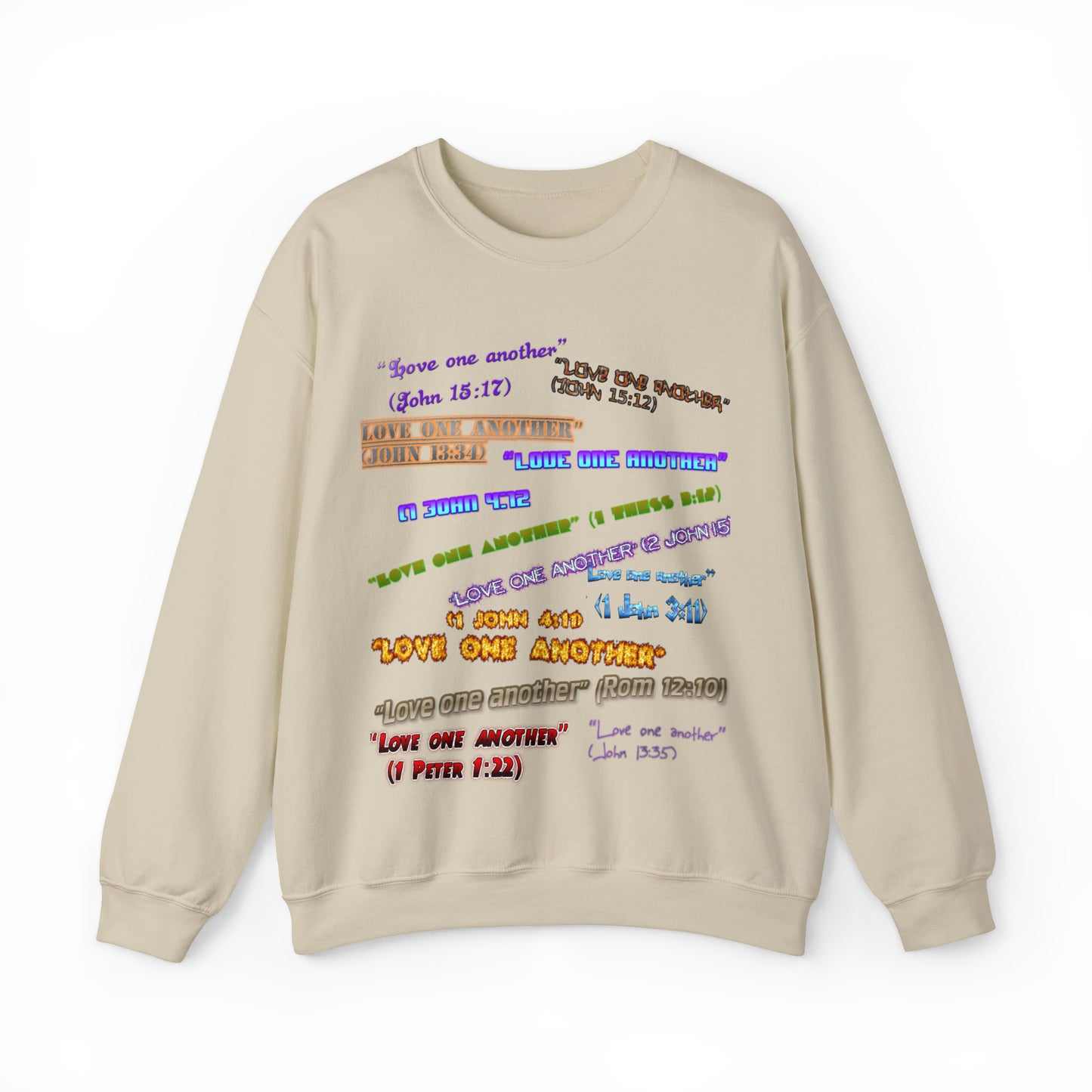 Love One Another Unisex Heavy Blend™ Crewneck Sweatshirt