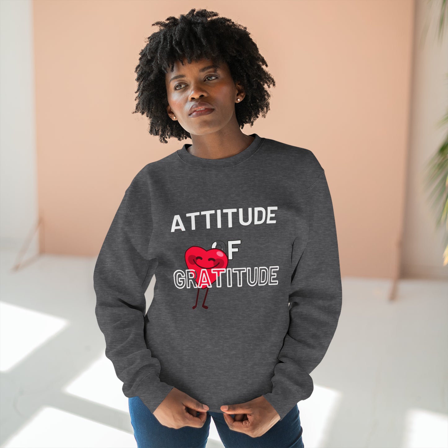 Attitude of Gratitude Unisex Crewneck Sweatshirt