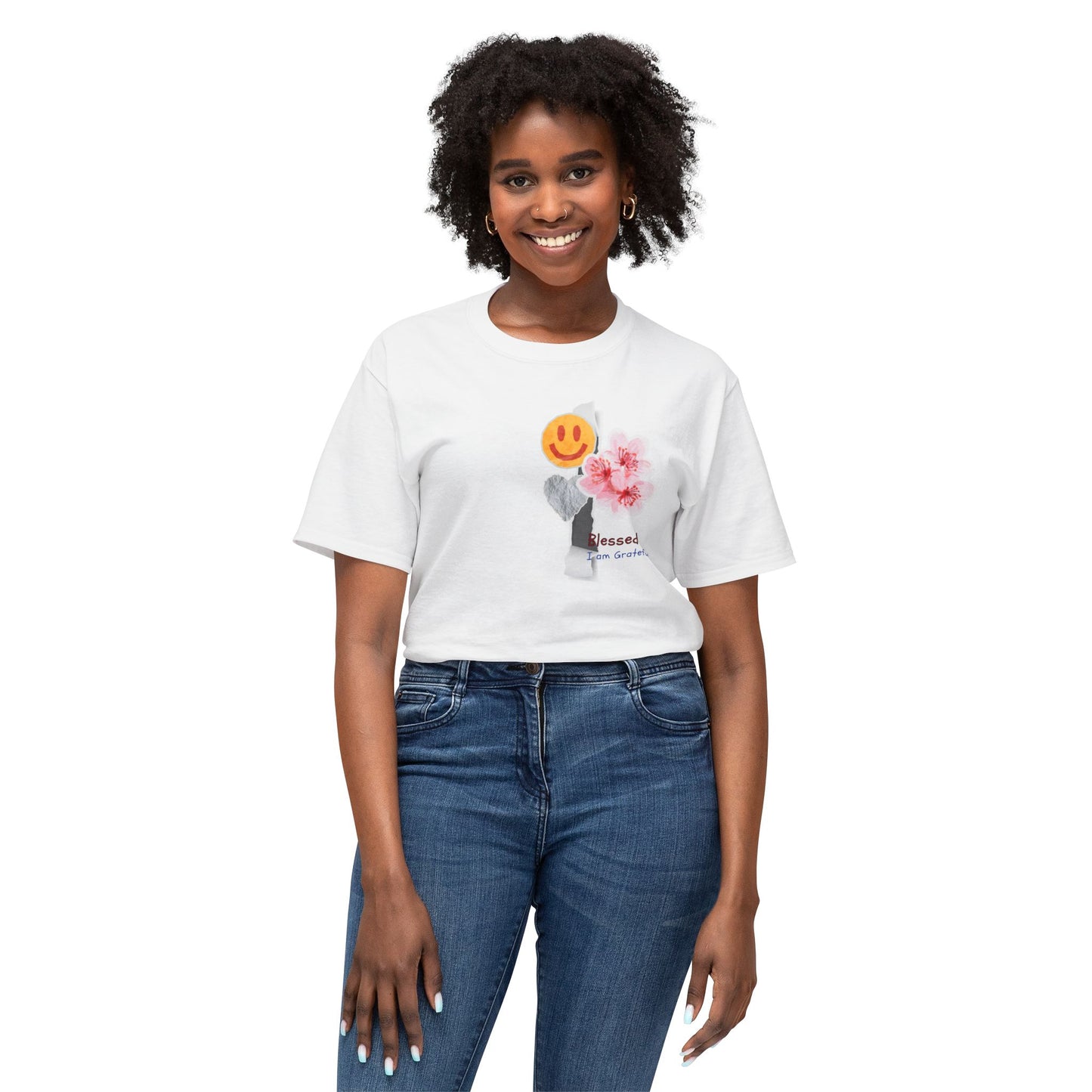 I'm Blessed & Grateful Unisex HD Cotton™ T-Shirt | Positive Vibes Tee