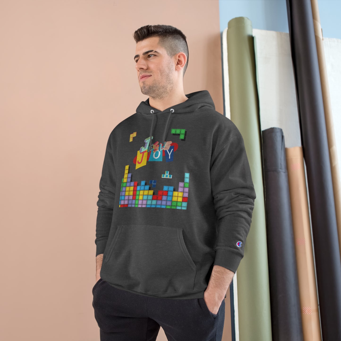 Blocks of Joy Champion Hoodie