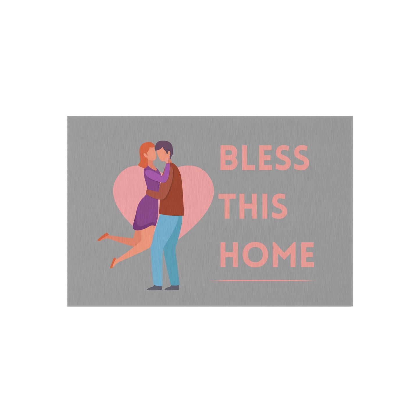 Bless This Home Love Out door Rug