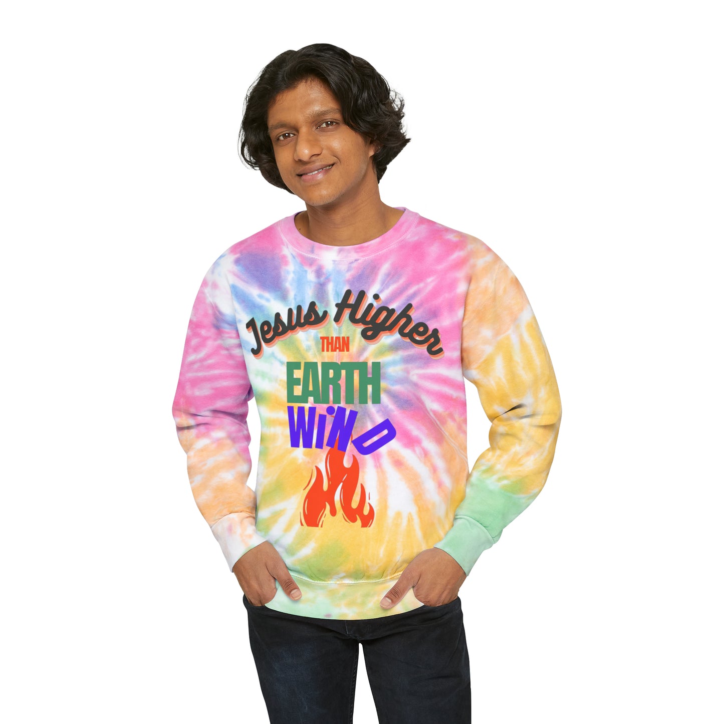 Earth Wind & Fire Unisex Tie-Dye Sweatshirt