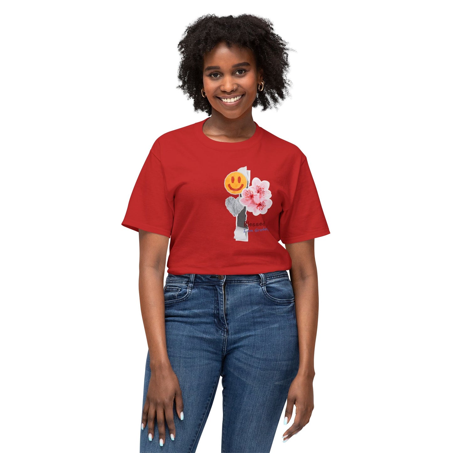 I'm Blessed & Grateful Unisex HD Cotton™ T-Shirt | Positive Vibes Tee