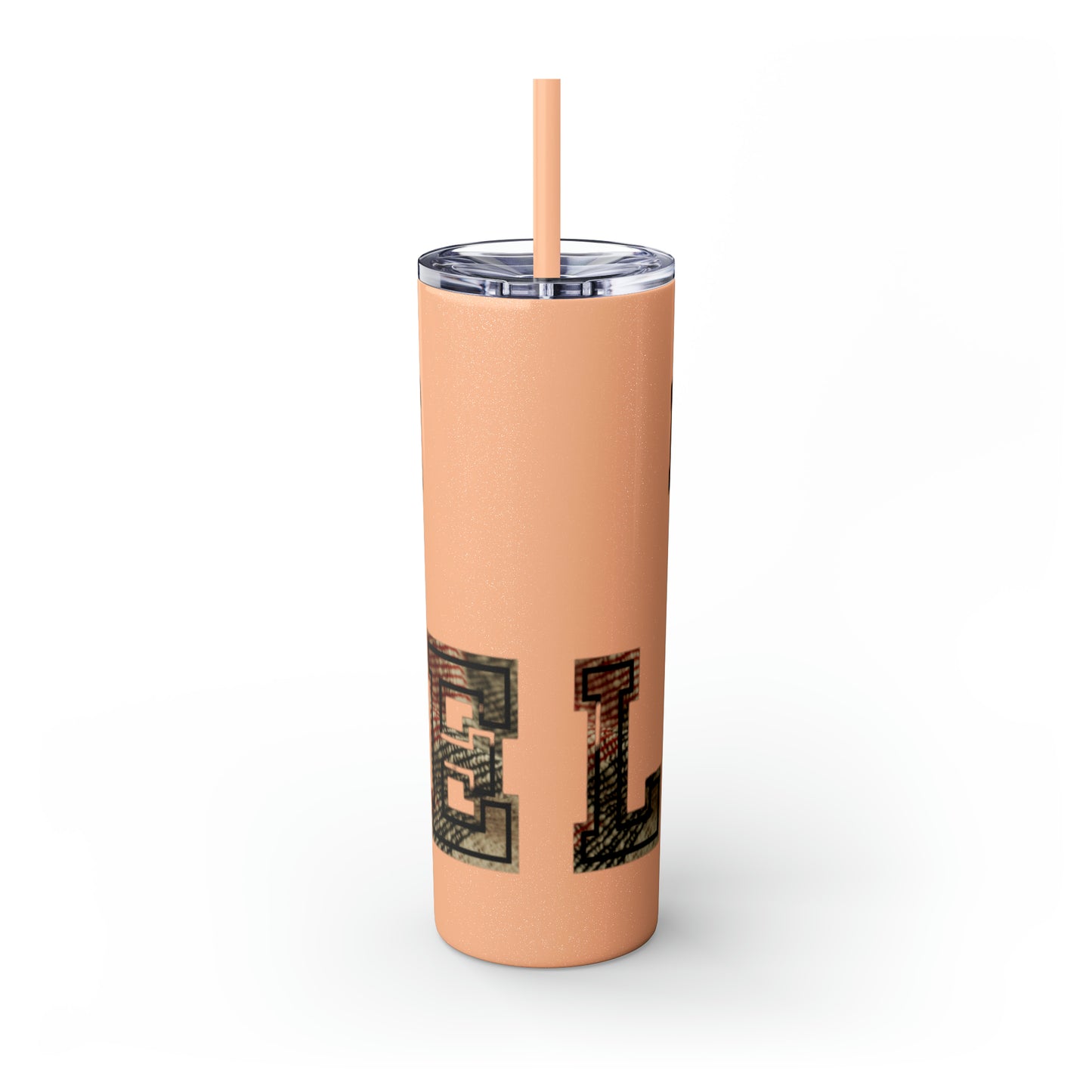 Faith in Love Skinny Tumbler with Straw, 20oz