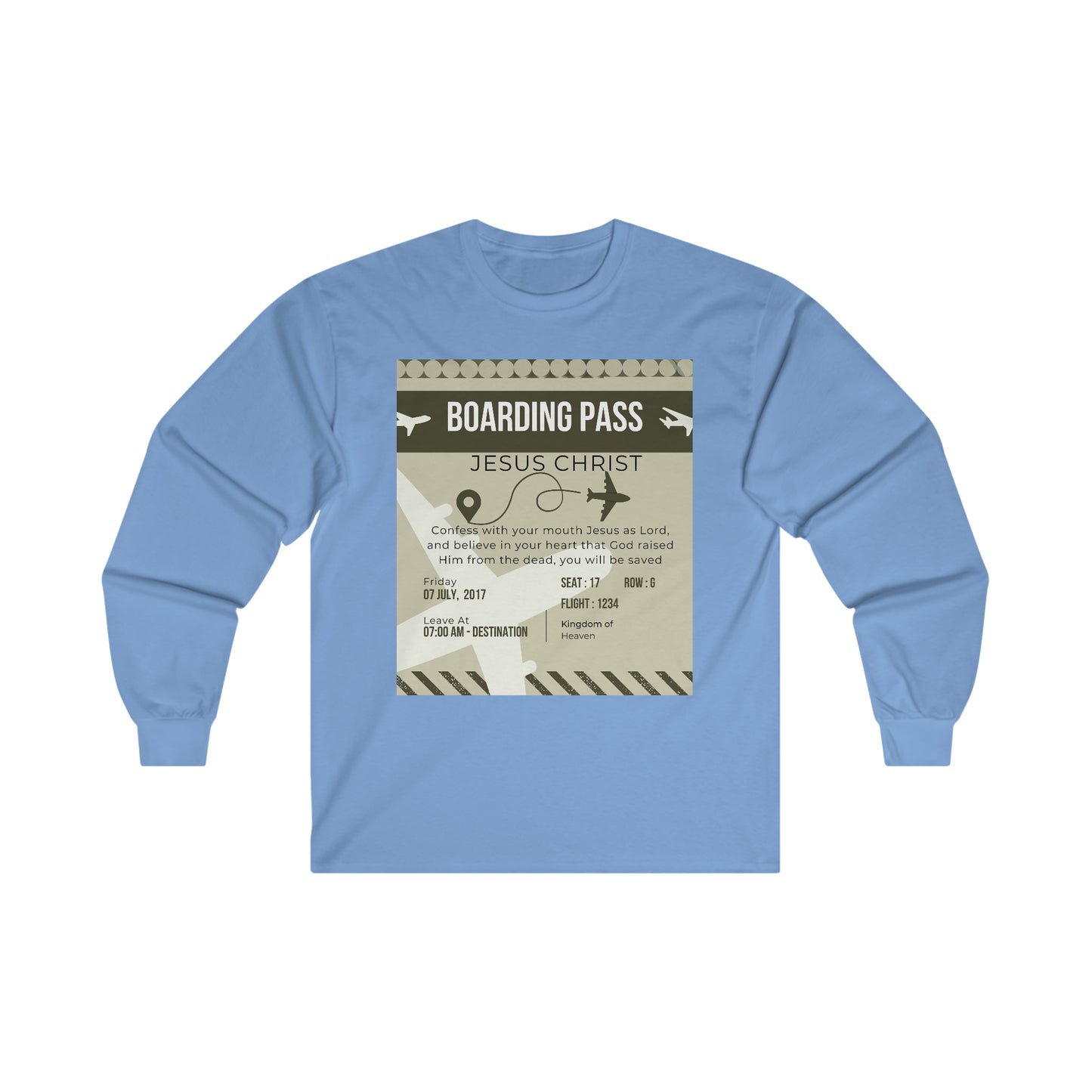 Boarding Pass Ultra Cotton Long Sleeve Tee