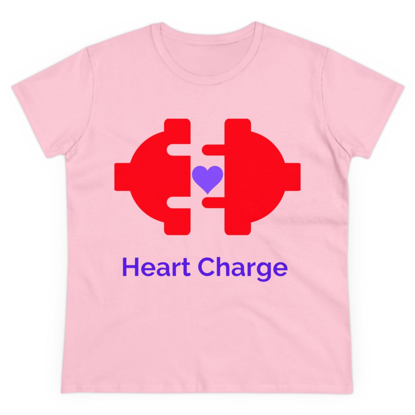 Heart Charge Women's Midweight Cotton Tee