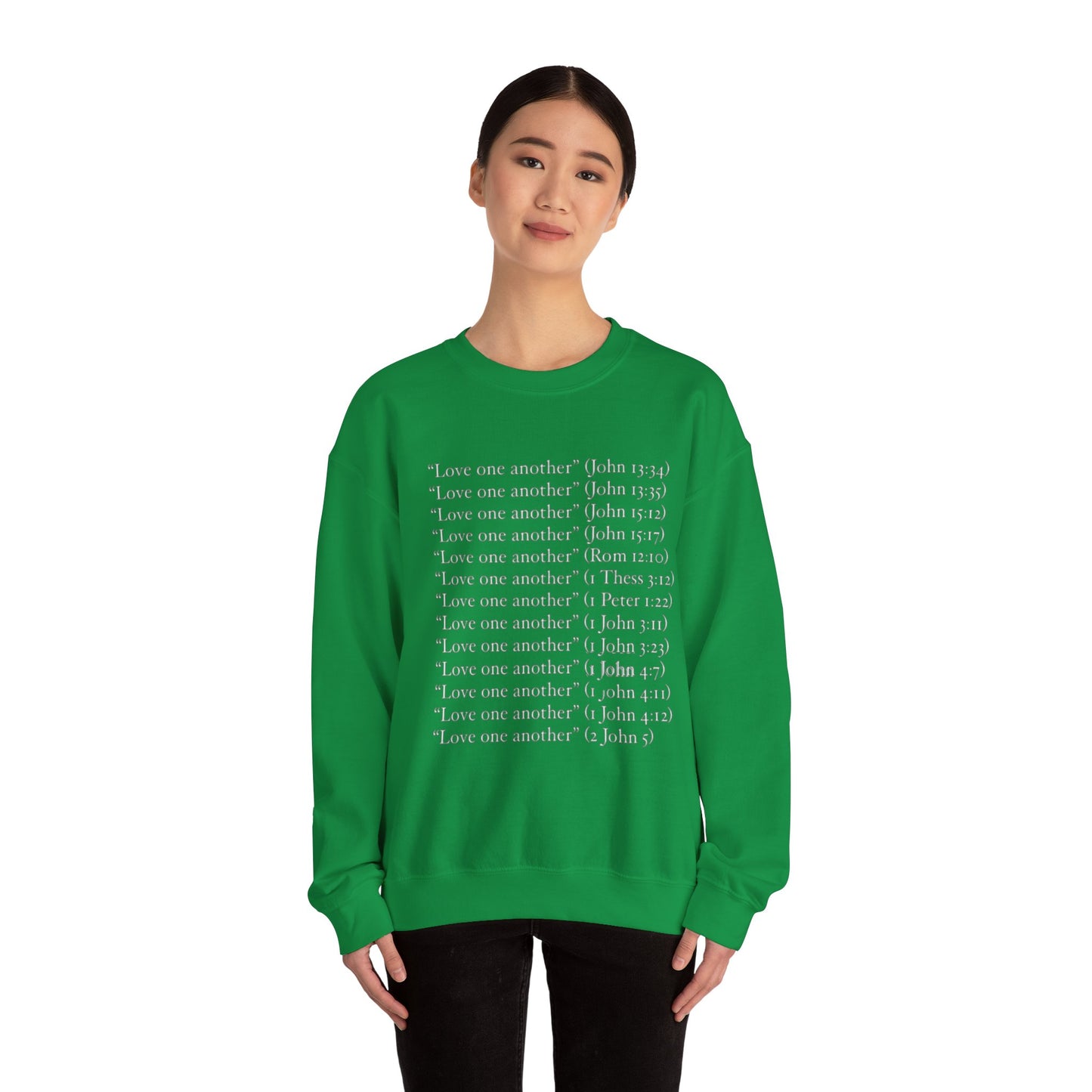 Love One Another Unisex Heavy Blend™ Crewneck Sweatshirt