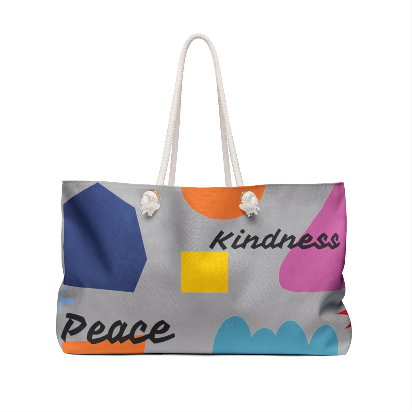 Travel in Style and Purpose: Vibrant Weekender Bag with Inspirational Message