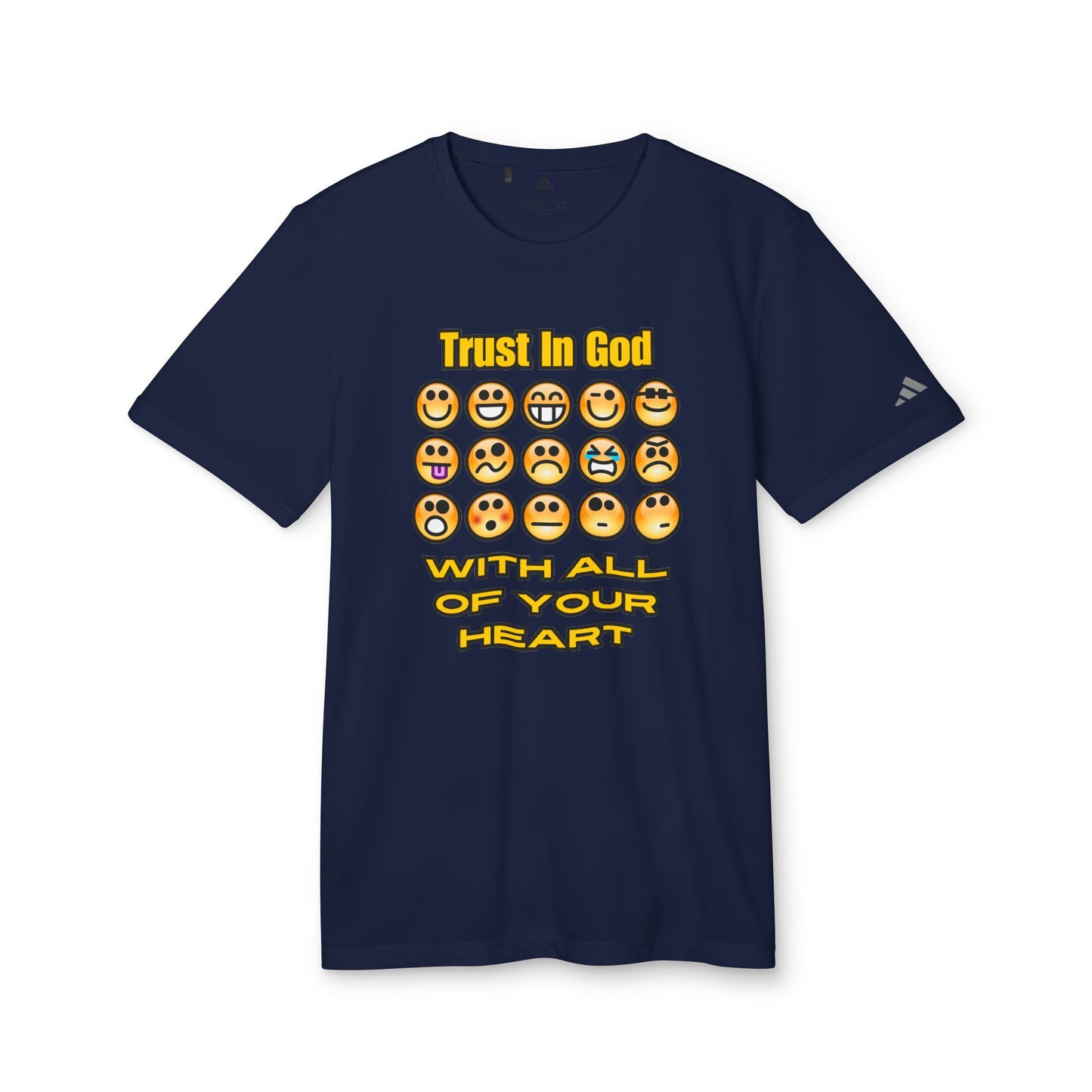 Trust in God Emoji Expression Unisex Tee