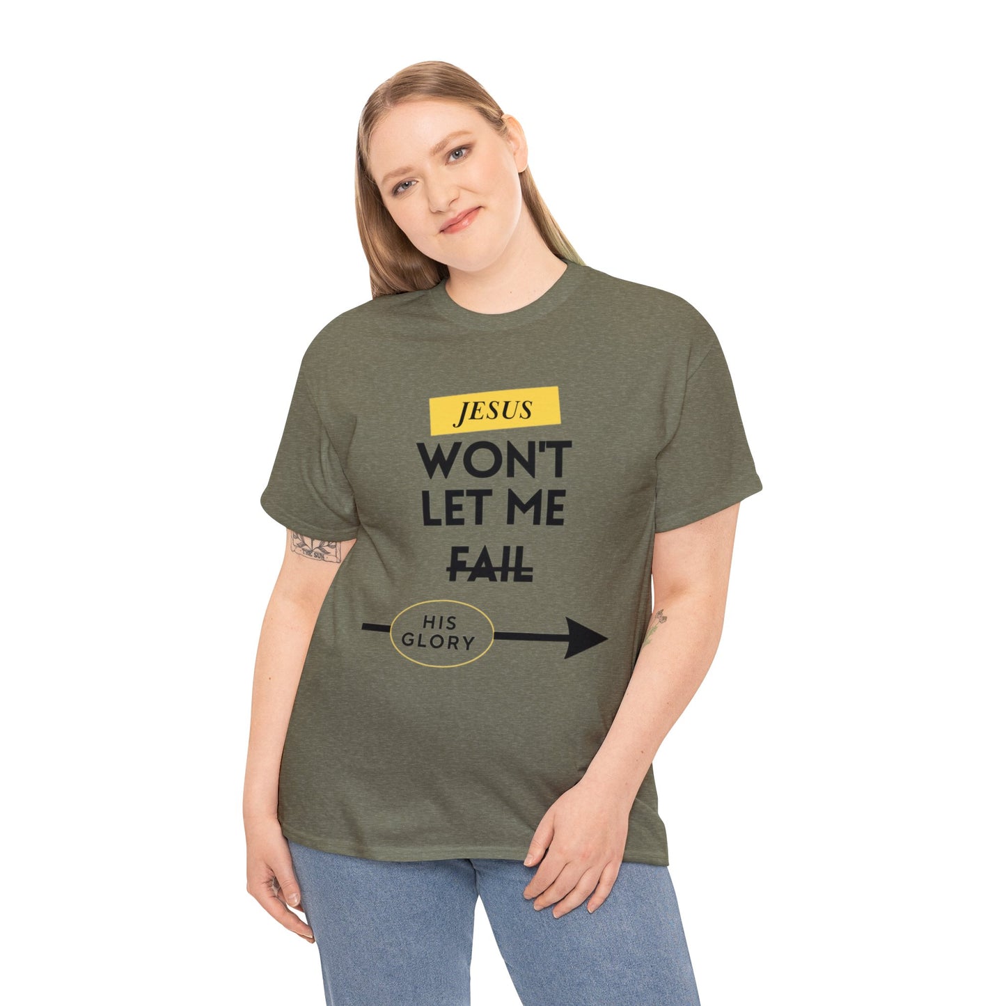 Jesus Won't Let Me Fail  Short-Sleeve T-Shirt