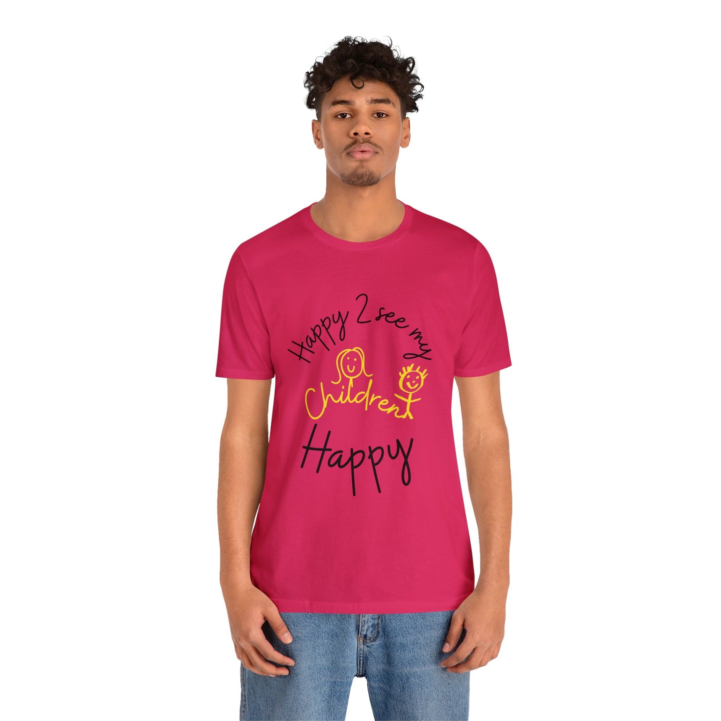 Happy Unisex Jersey Short Sleeve Tee