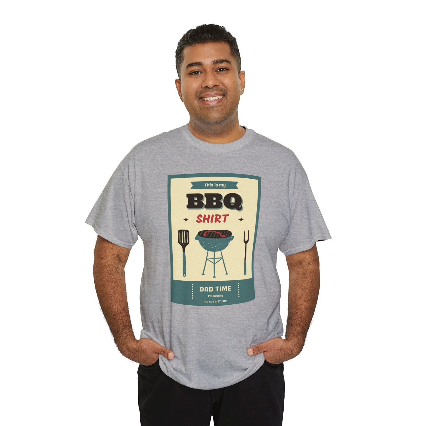 BBQ Dad Time Unisex Heavy Cotton Tee