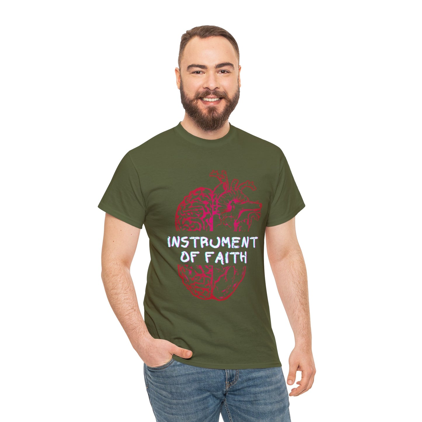 Instrument of Faith Unisex Heavy Cotton Tee