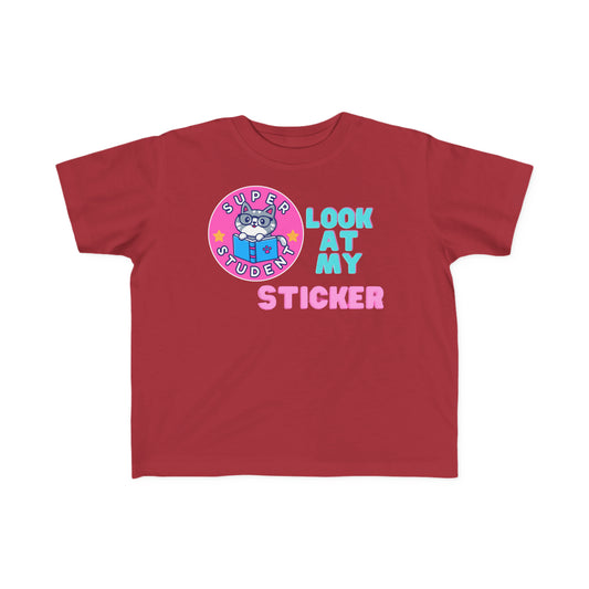 Look at My Sticker Toddler's Fine Jersey Tee