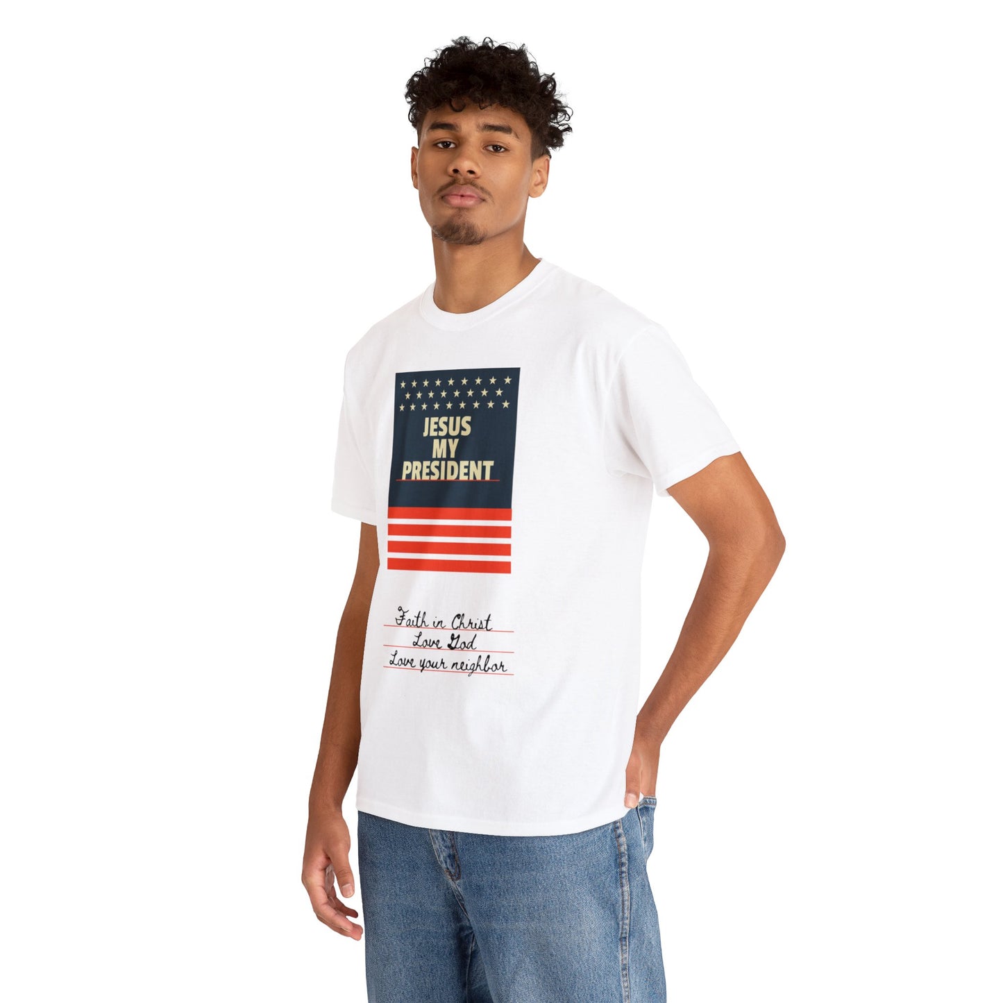 Jesus My President Tee: Affordable Faithwear for All